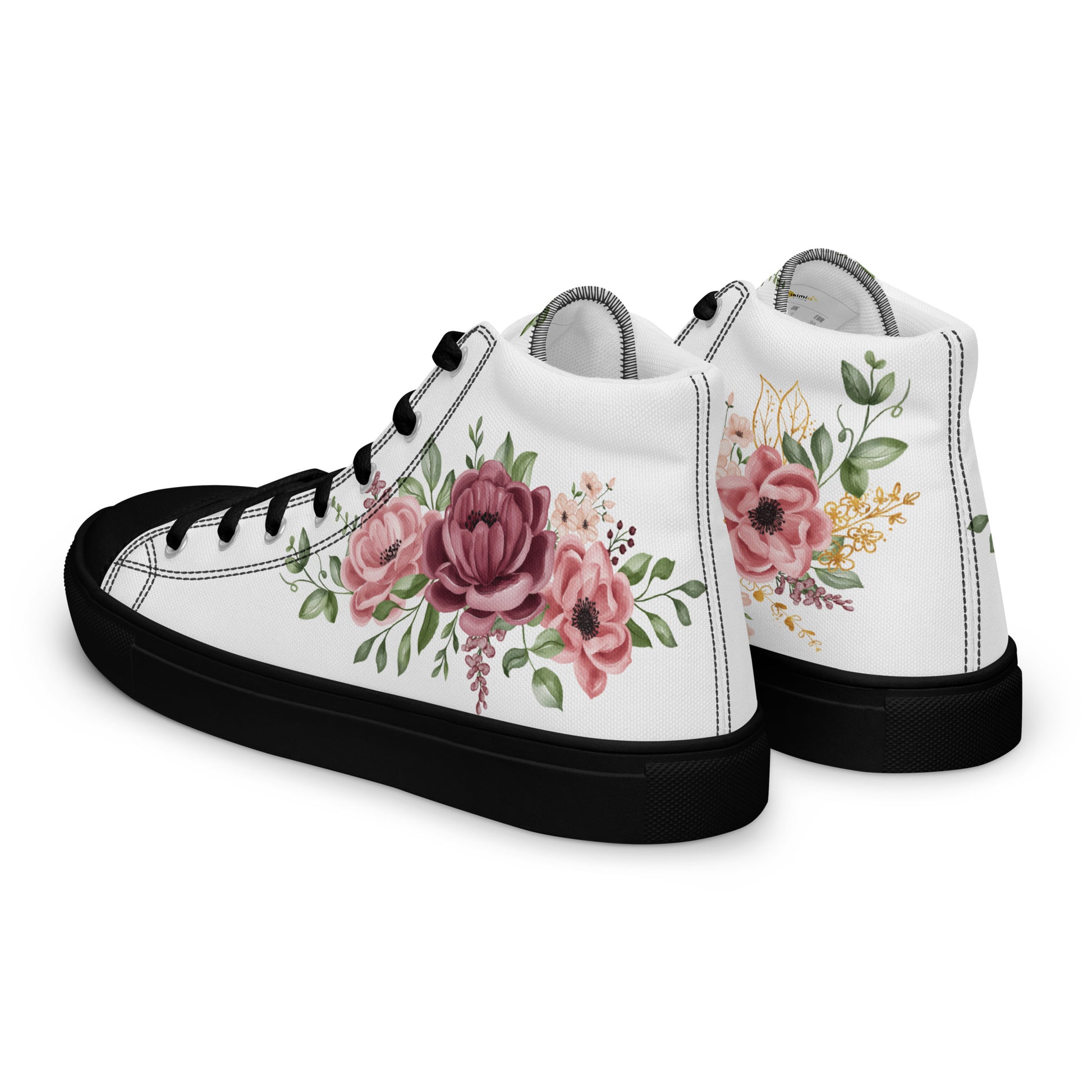Prisimia Canvas Sneakers : Romantic Floral Masterpiece