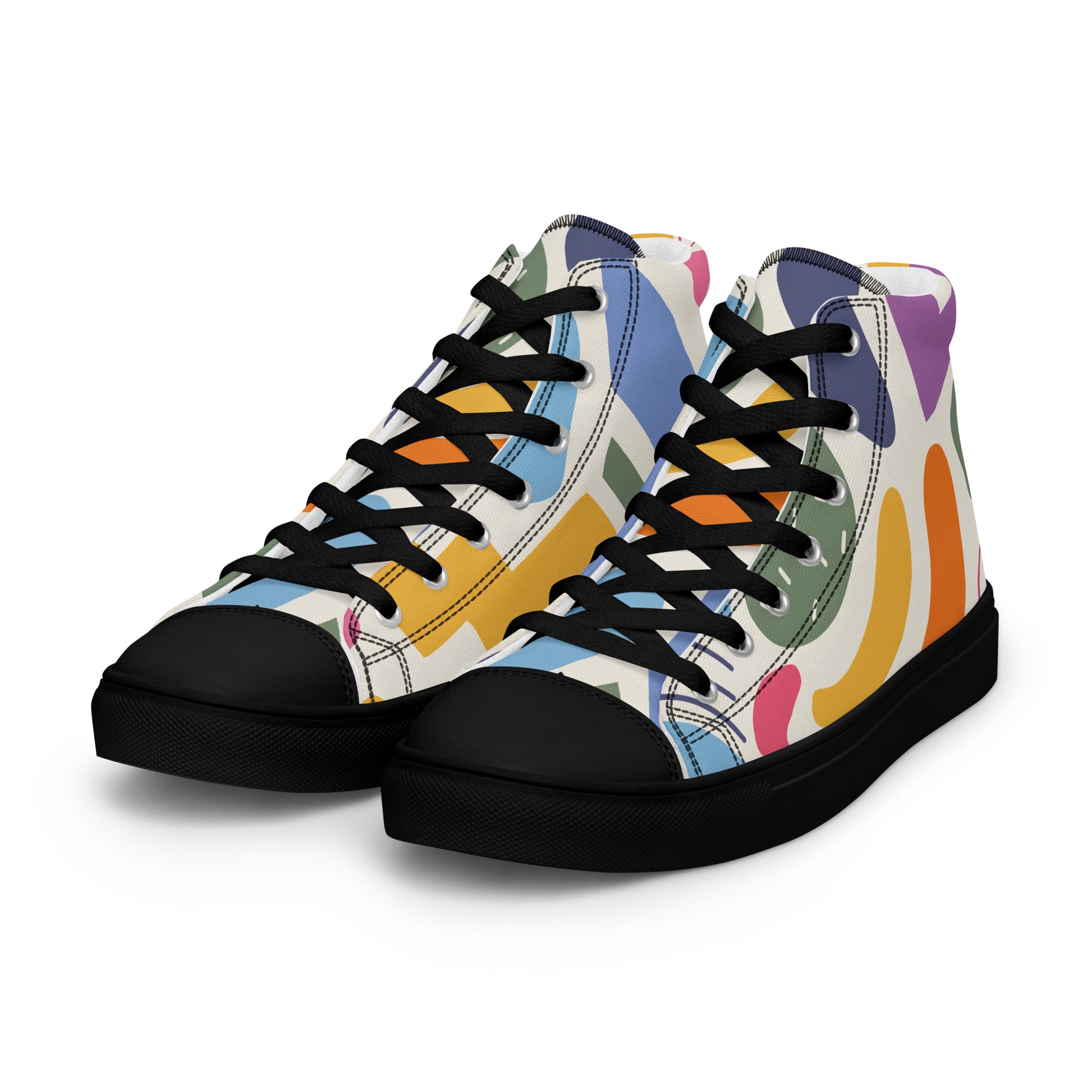 Prisimia Canvas Sneakers: Timeless Scroll Elegance