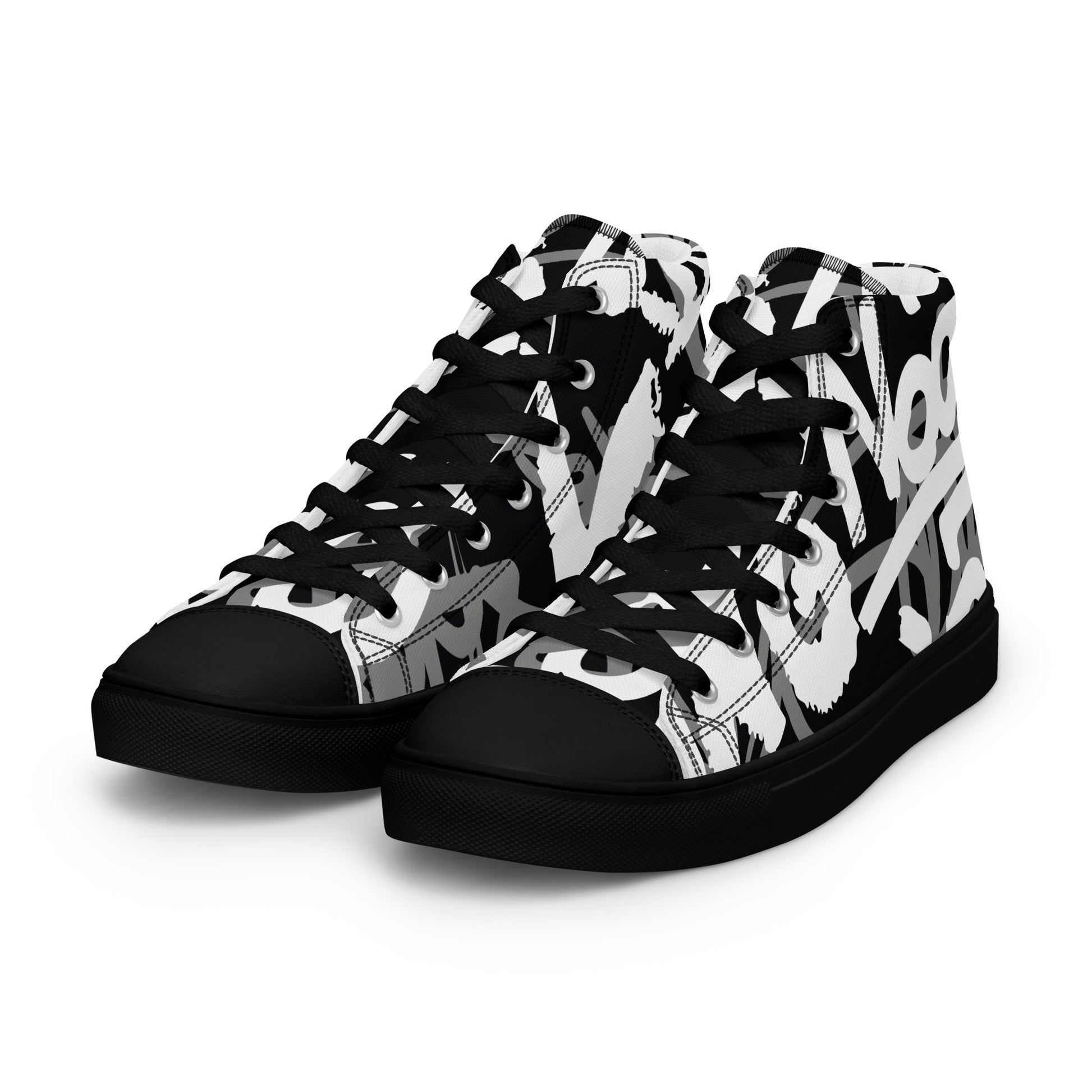 Prisimia Canvas Sneakers : Urban Graphic Lettering