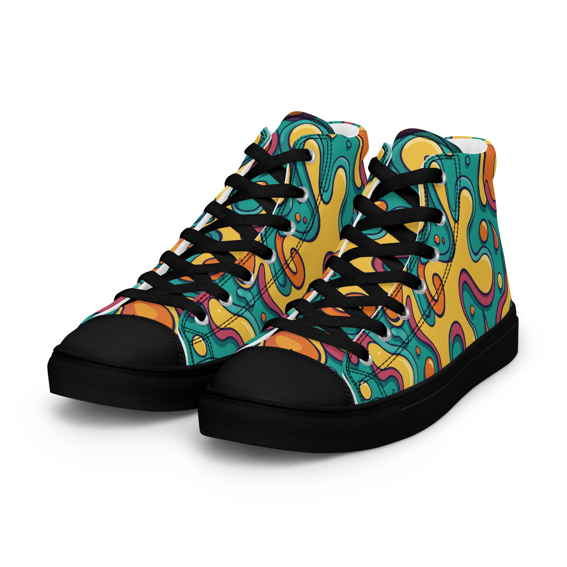 Prisimia Canvas Sneakers : Bold Modern Art Statement
