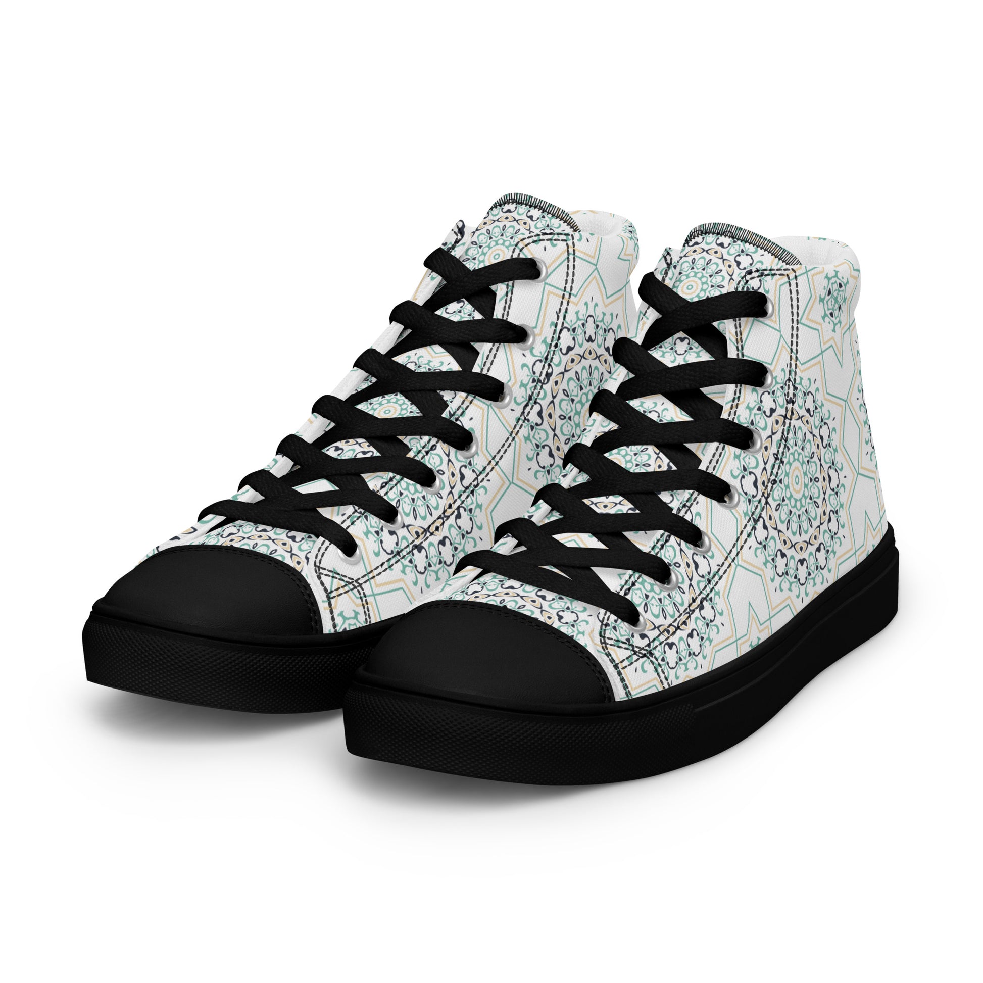 Prisimia Canvas Sneakers : Vibrant Moroccan Mosaic