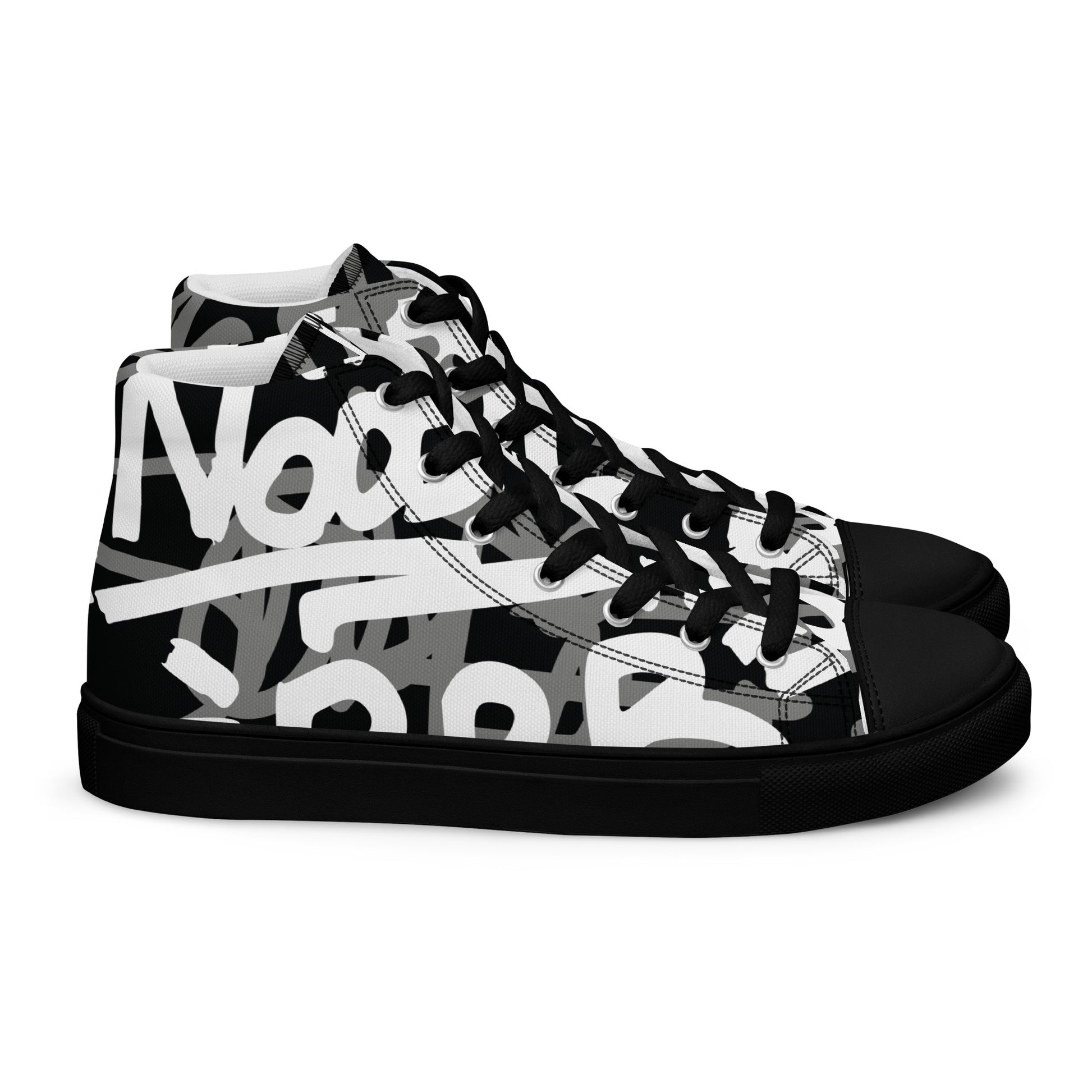 Prisimia Canvas Sneakers : Urban Graphic Lettering