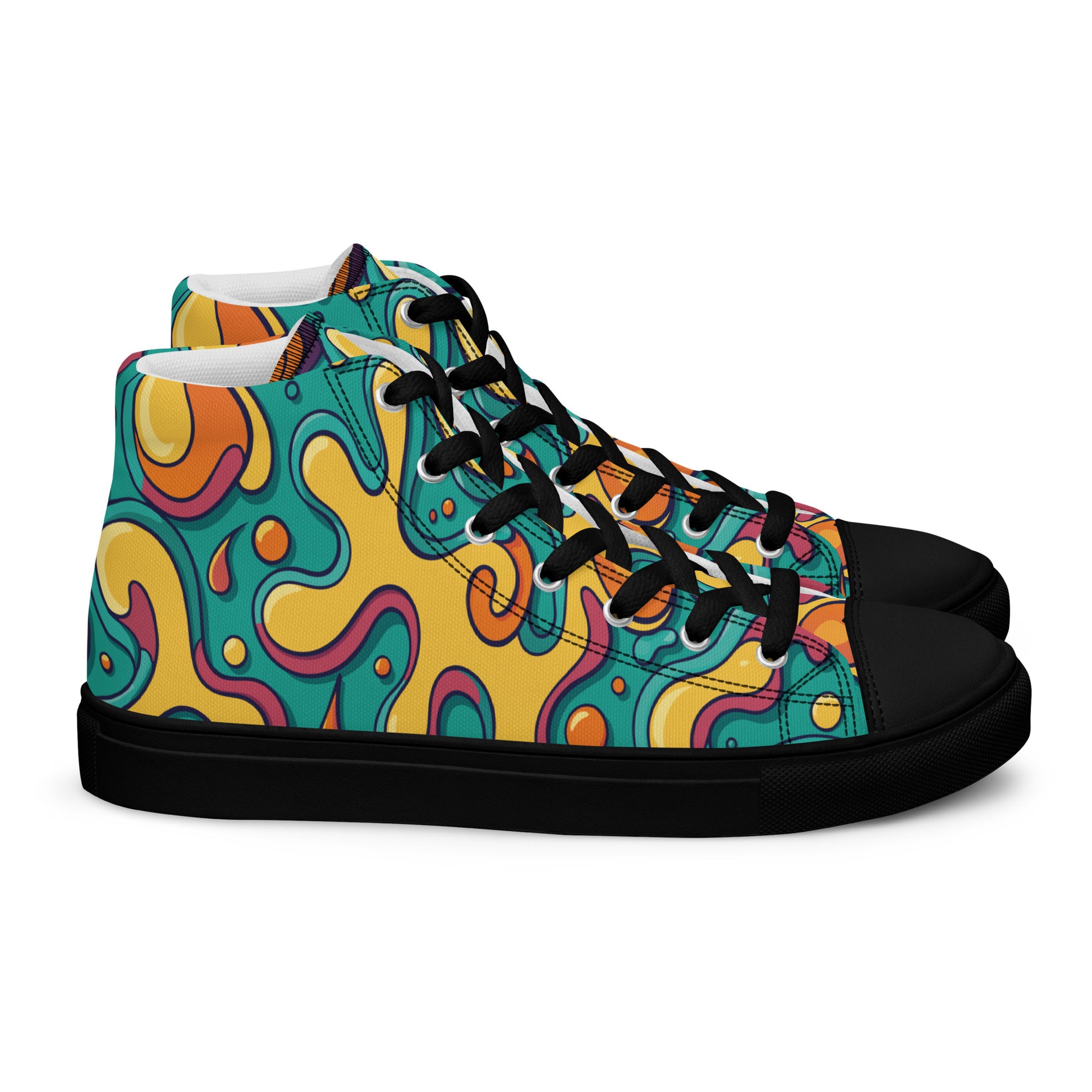 Prisimia Canvas Sneakers : Bold Modern Art Statement