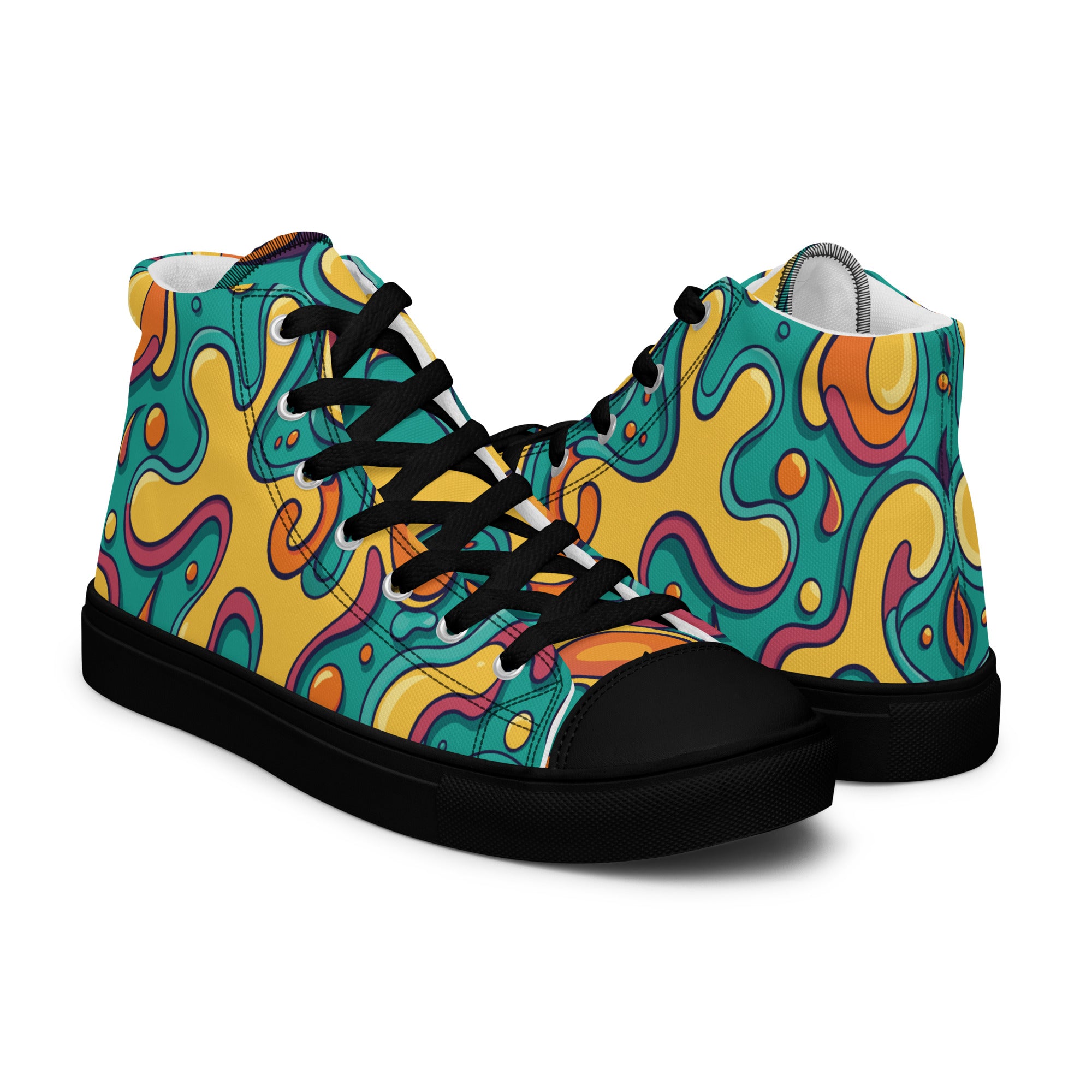 Prisimia Canvas Sneakers : Bold Modern Art Statement