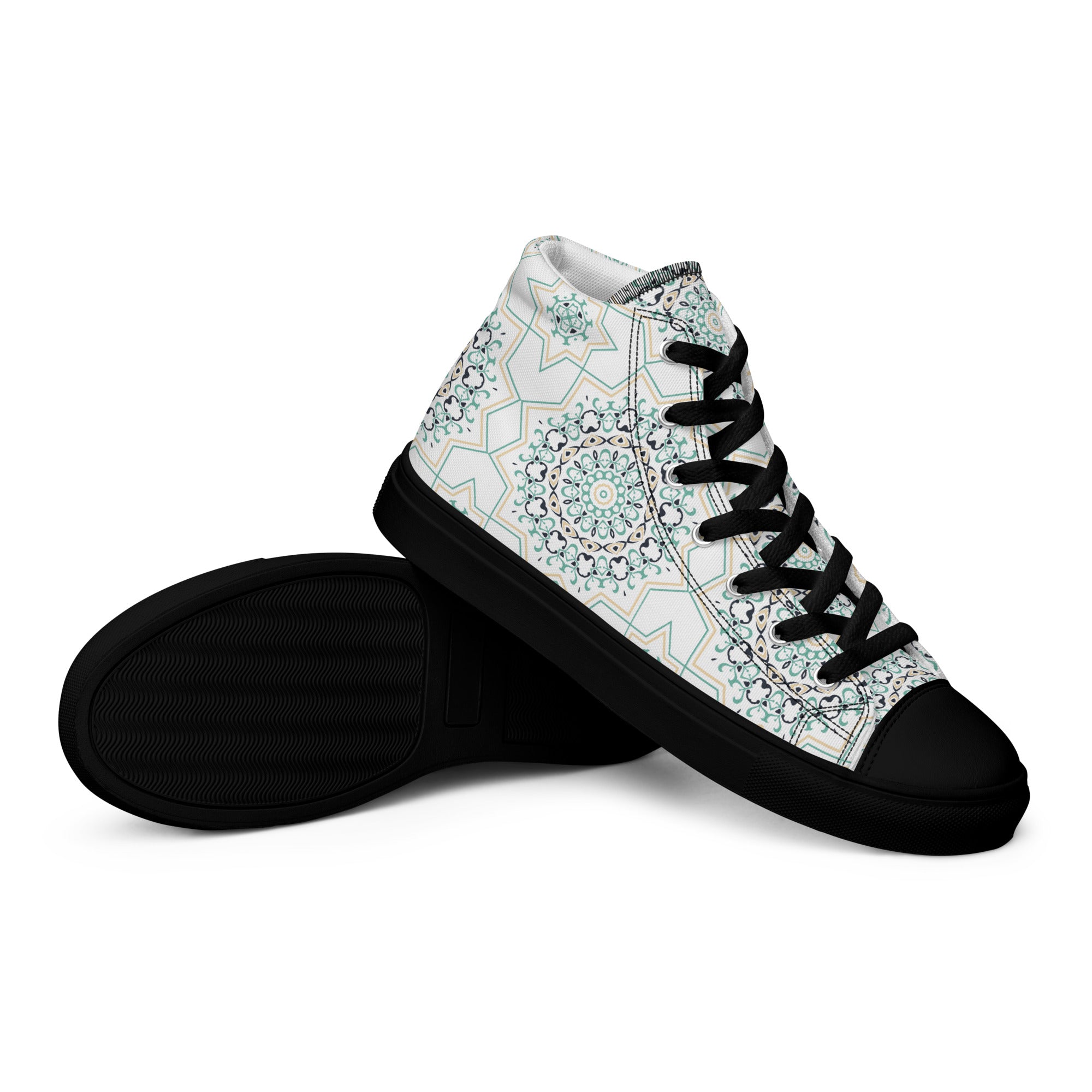 Prisimia Canvas Sneakers : Vibrant Moroccan Mosaic