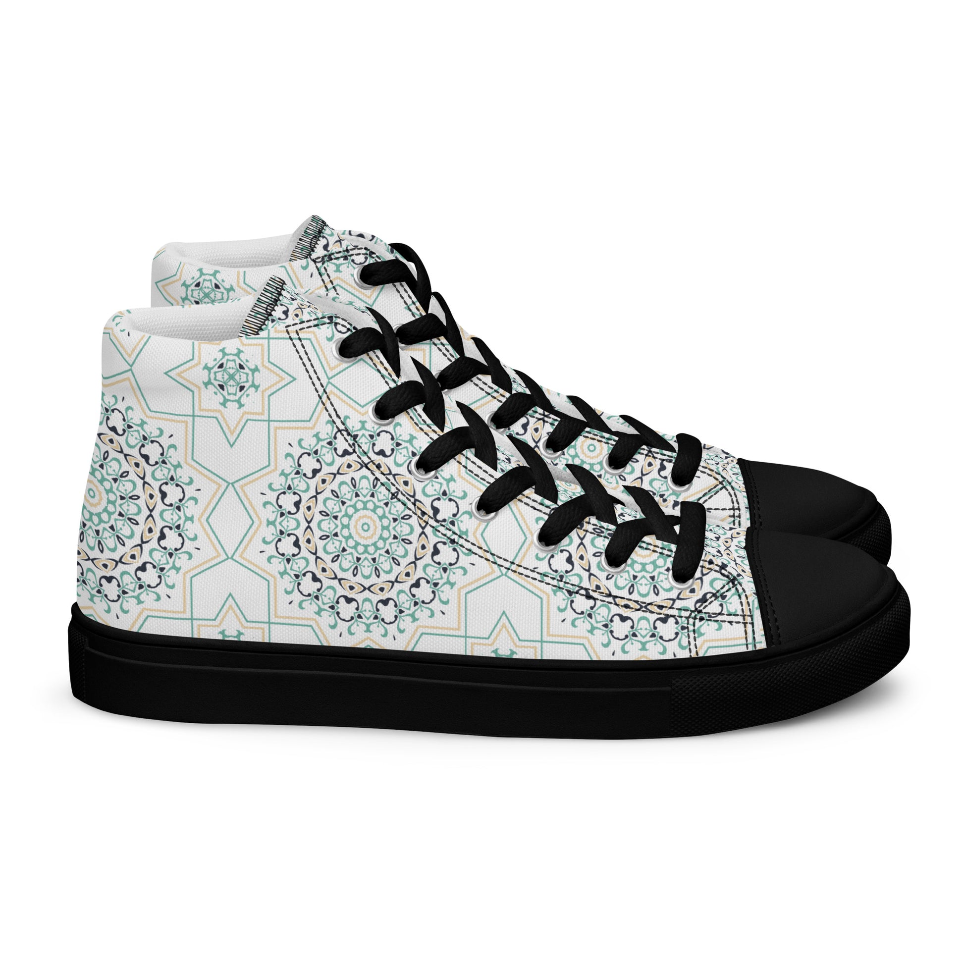 Prisimia Canvas Sneakers : Vibrant Moroccan Mosaic