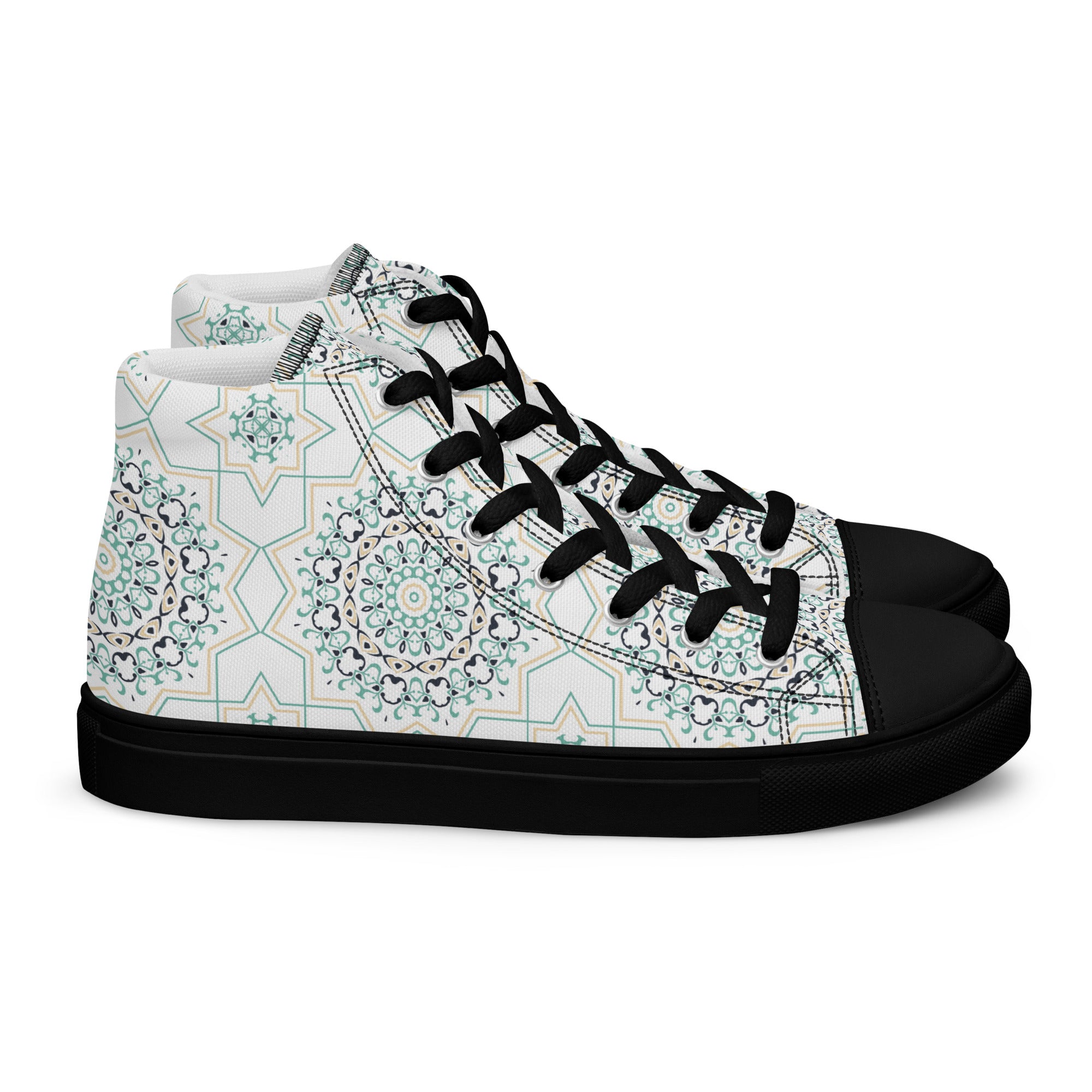 Prisimia Canvas Sneakers : Intricate Earthy Charm