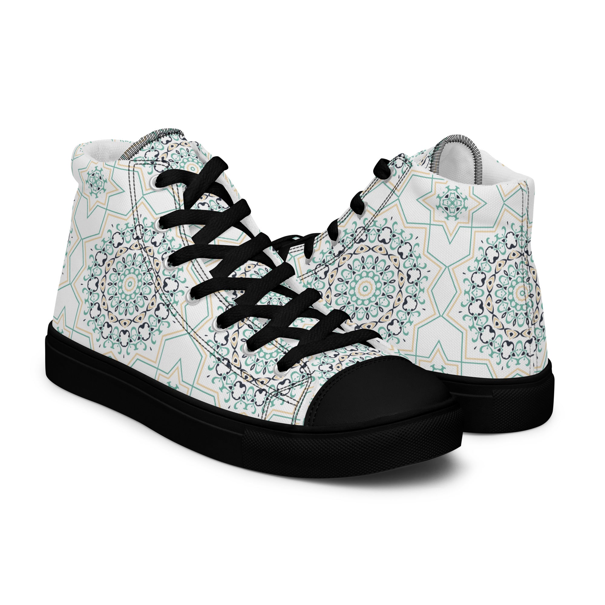 Prisimia Canvas Sneakers : Vibrant Moroccan Mosaic