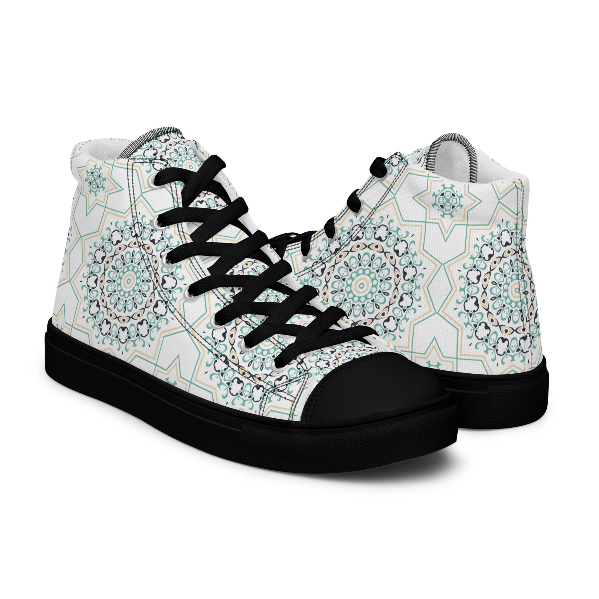 Prisimia Canvas Sneakers : Intricate Earthy Charm
