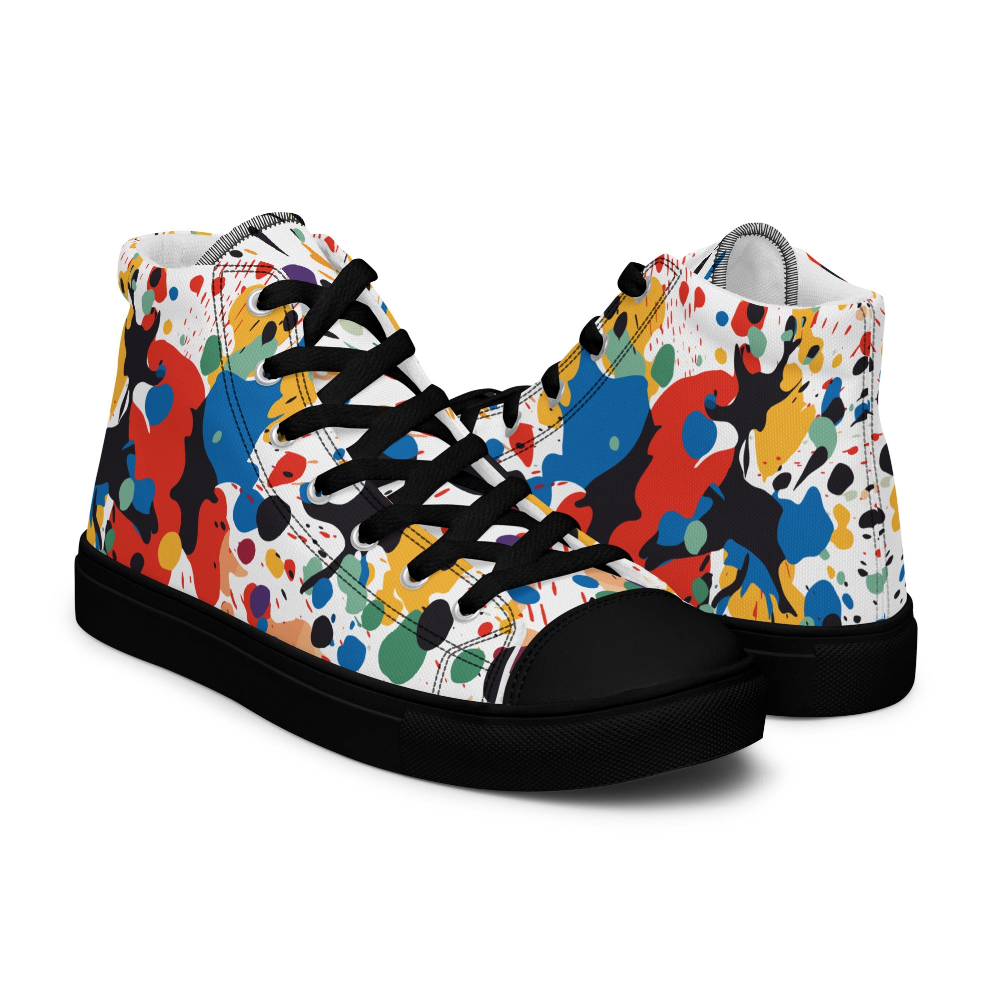 Prisimia Canvas Sneakers : Explosive Artistic Energy