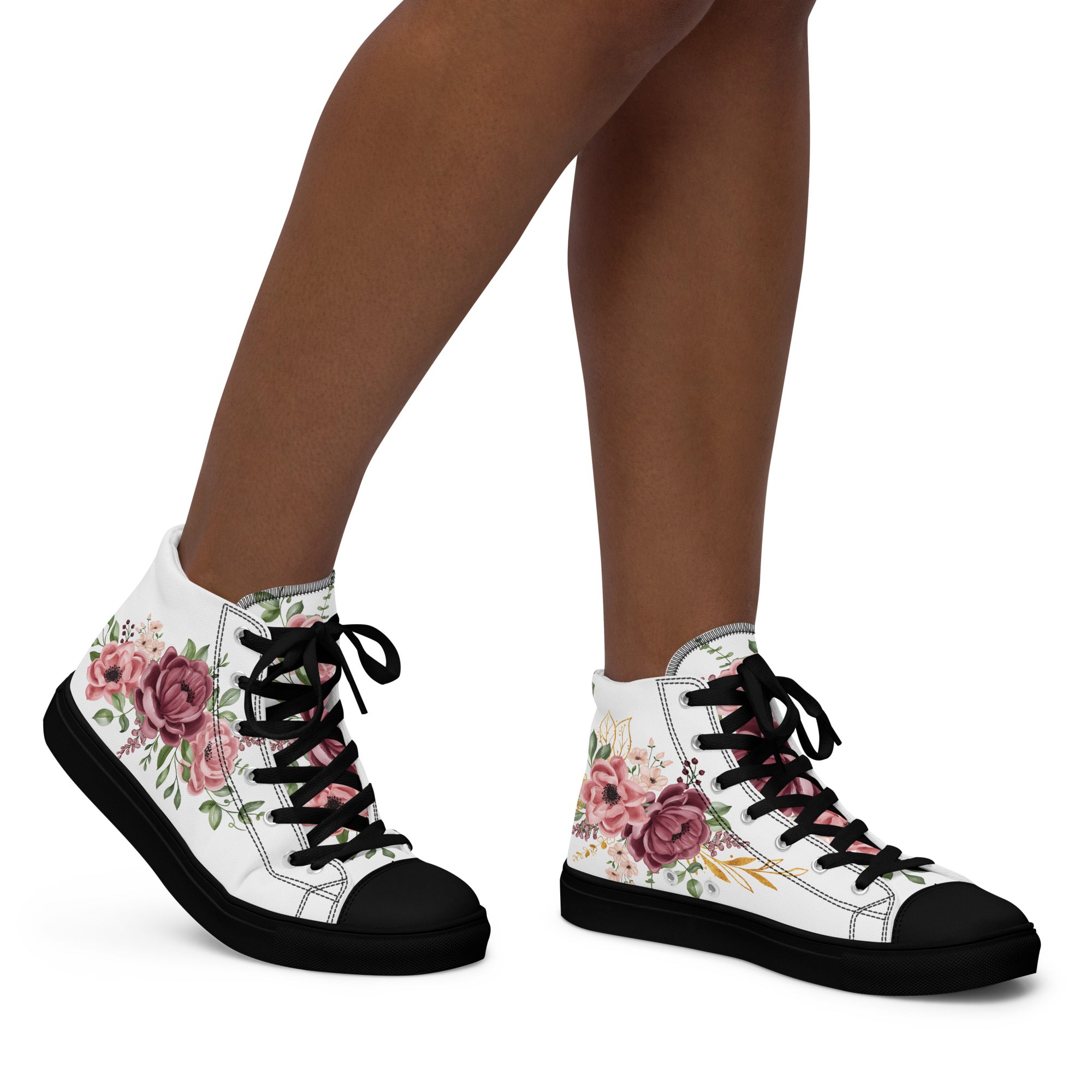 Prisimia Canvas Sneakers : Romantic Floral Masterpiece