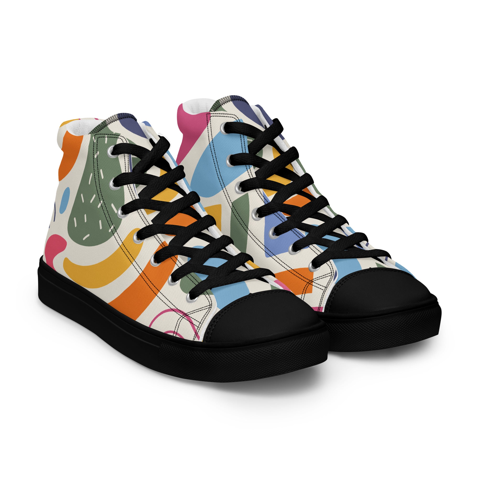 Prisimia Canvas Sneakers: Timeless Scroll Elegance