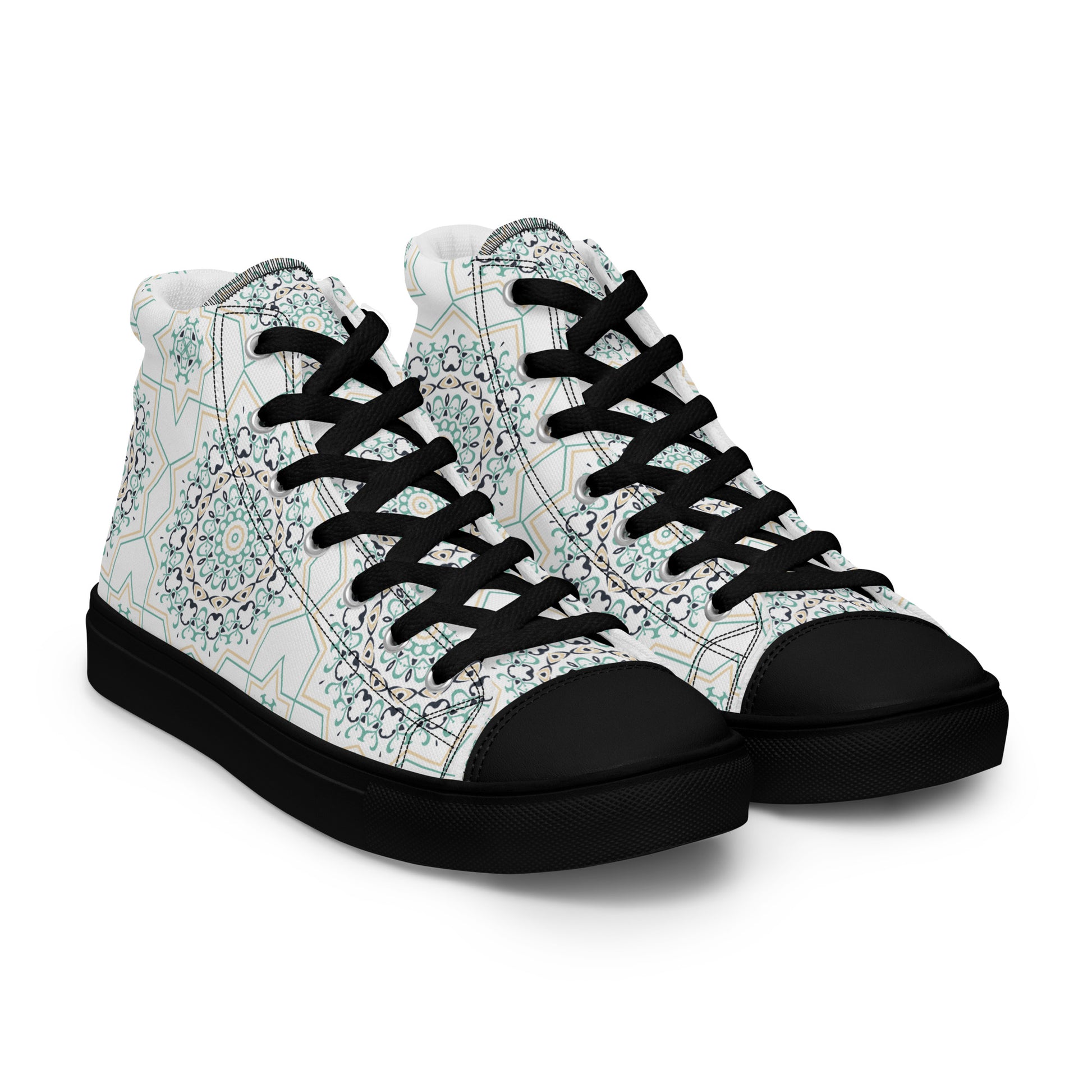 Prisimia Canvas Sneakers : Intricate Earthy Charm