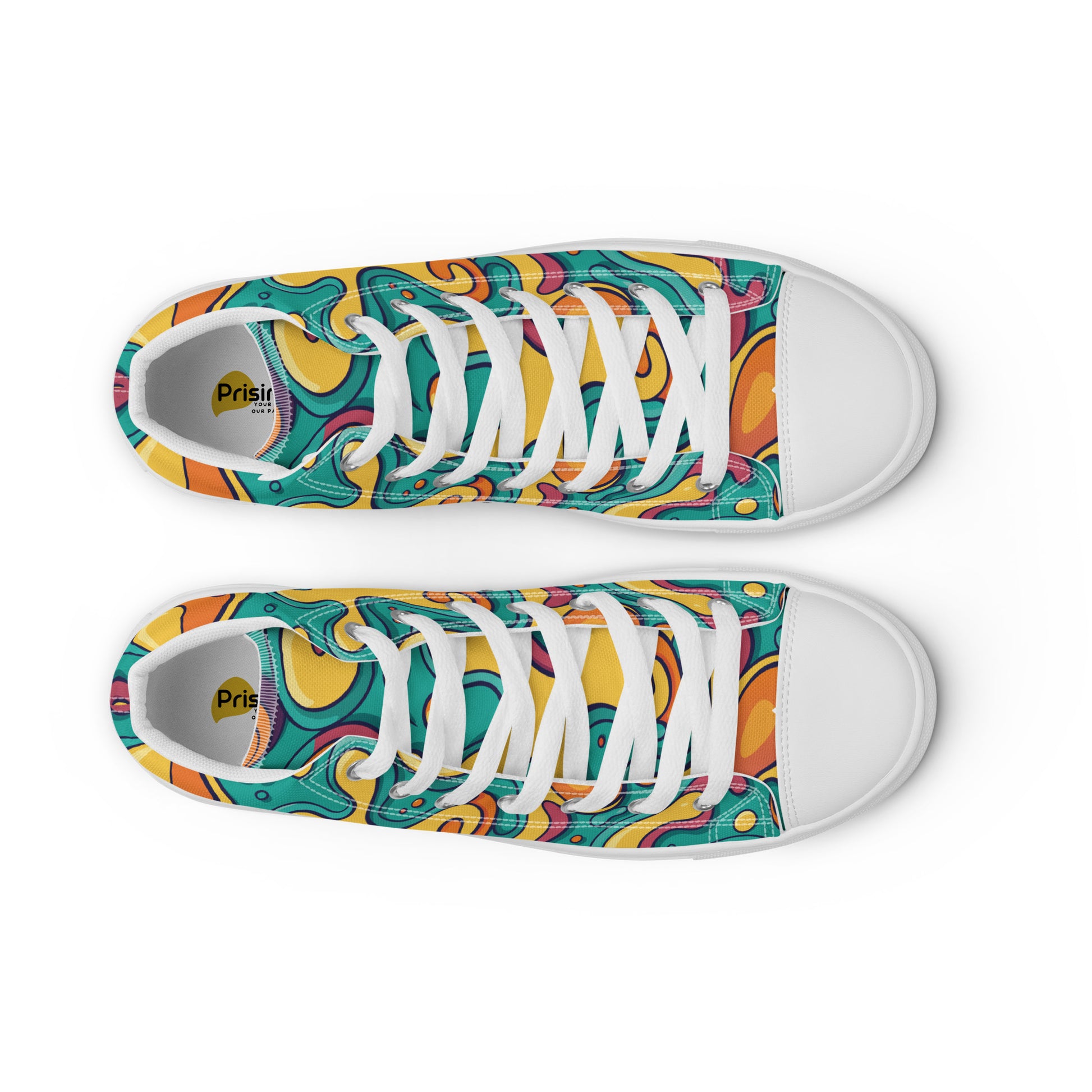 Prisimia Canvas Sneakers : Bold Modern Art Statement