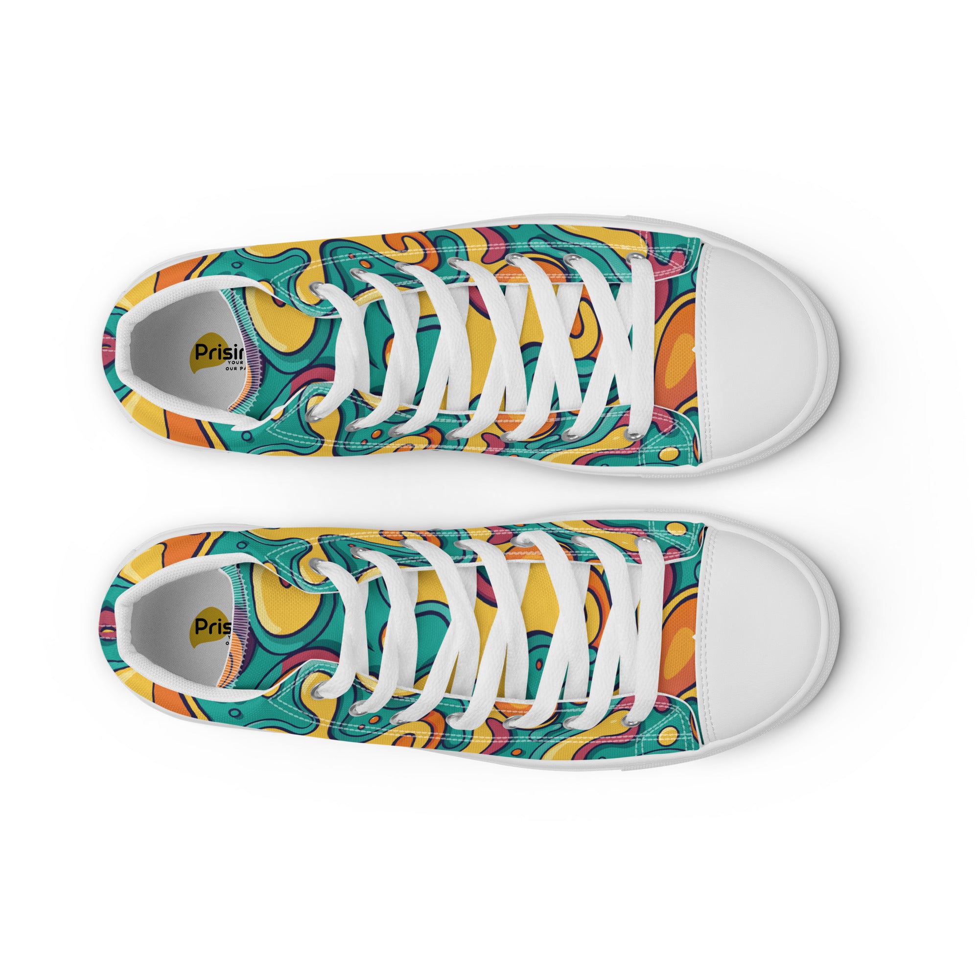 Prisimia Canvas Sneakers : Bold Modern Art Statement