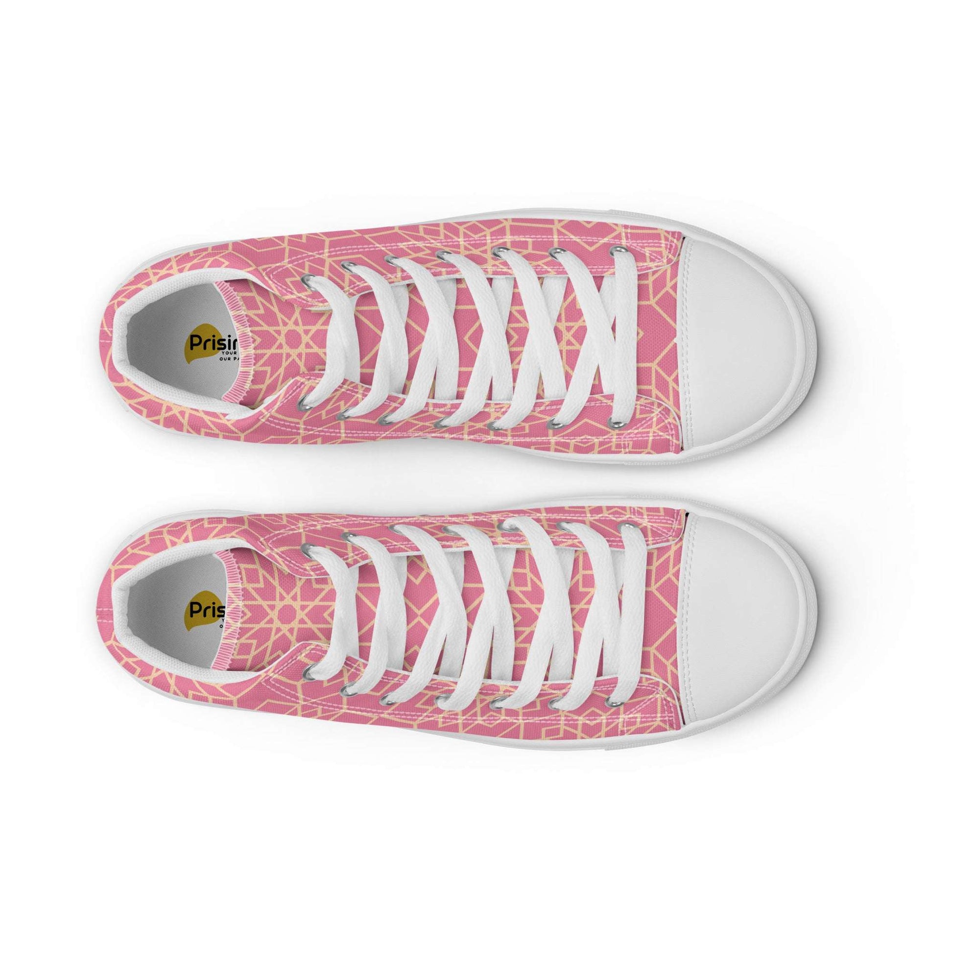 Prisimia Canvas Sneakers : Feminine Architectural Flair