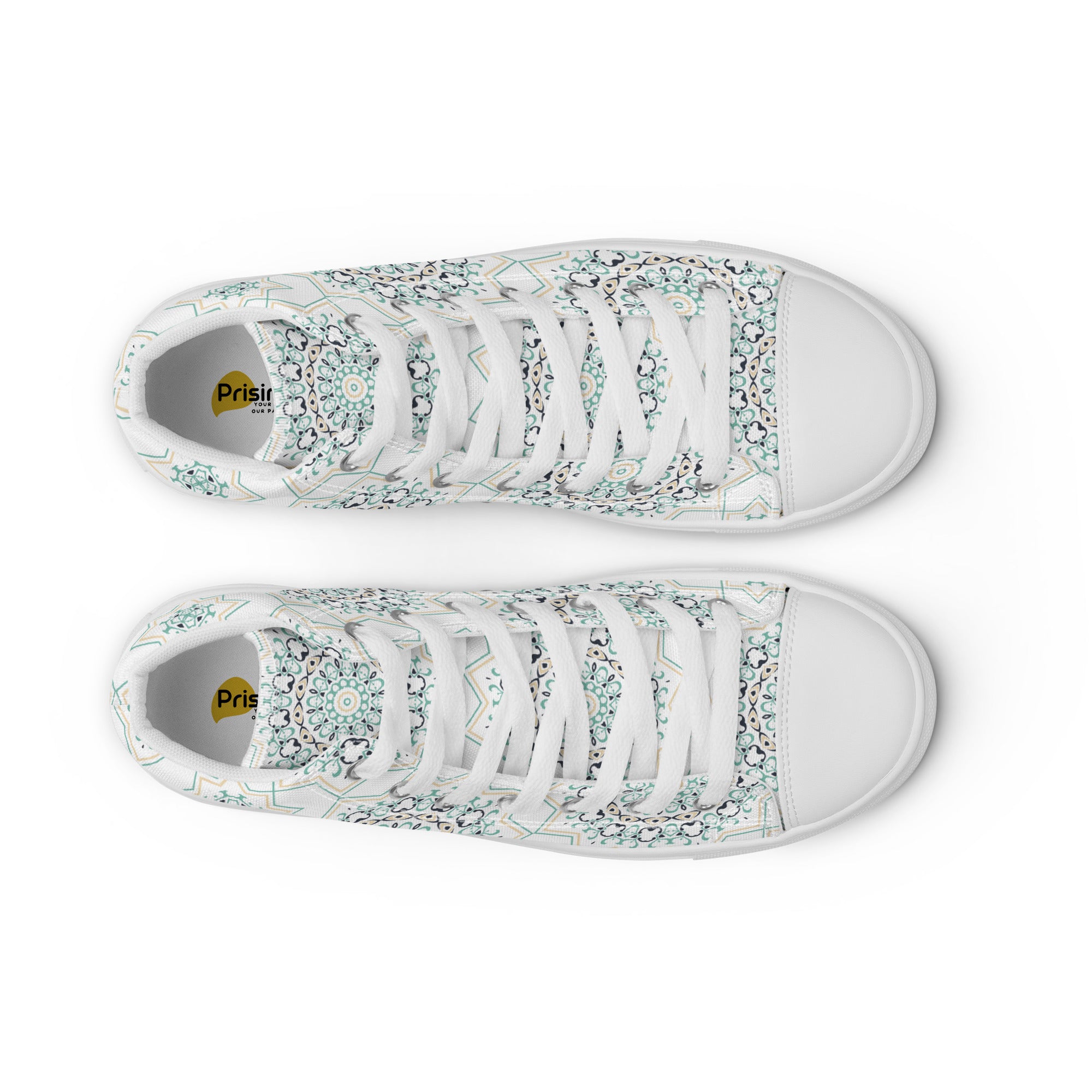 Prisimia Canvas Sneakers : Vibrant Moroccan Mosaic