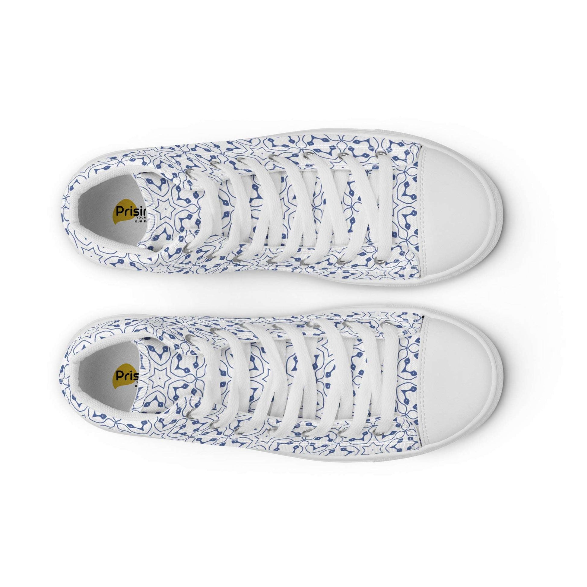 Prisimia Canvas Sneakers : Clean Geometric Style