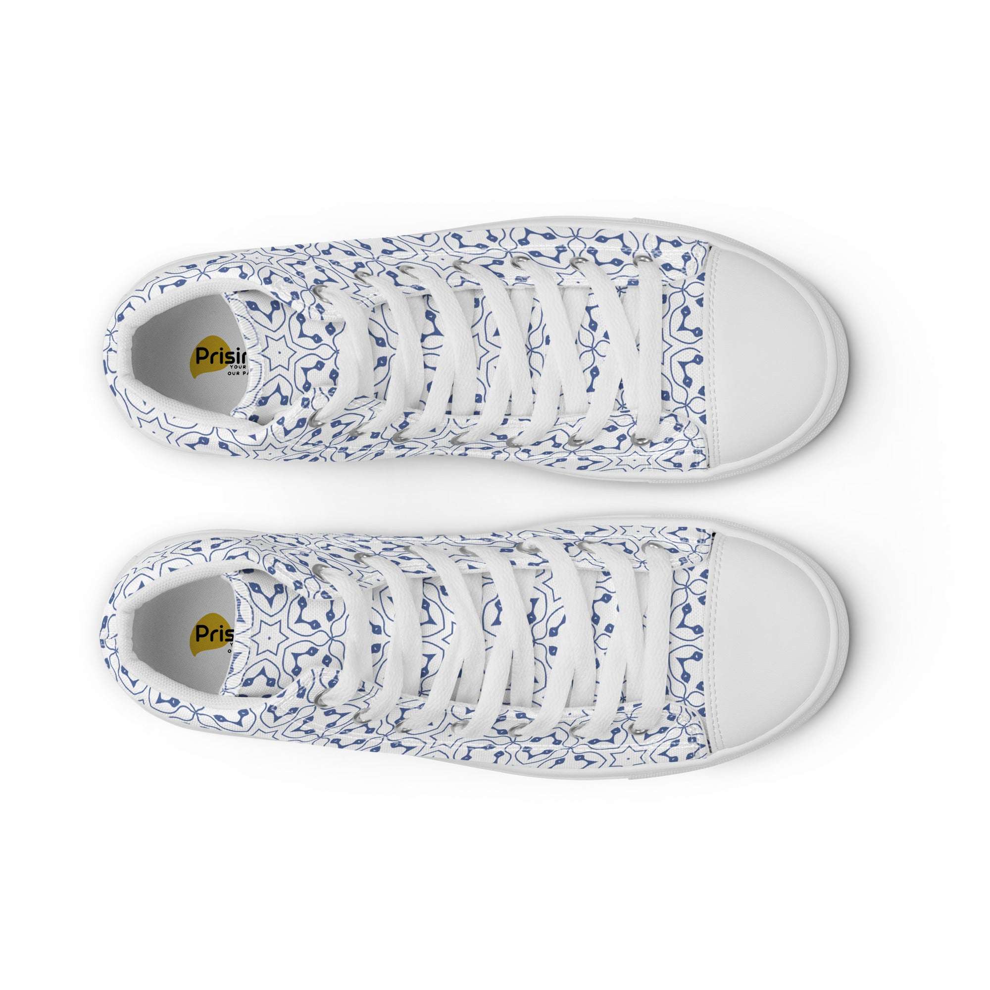 Prisimia Canvas Sneakers : Clean Geometric Style