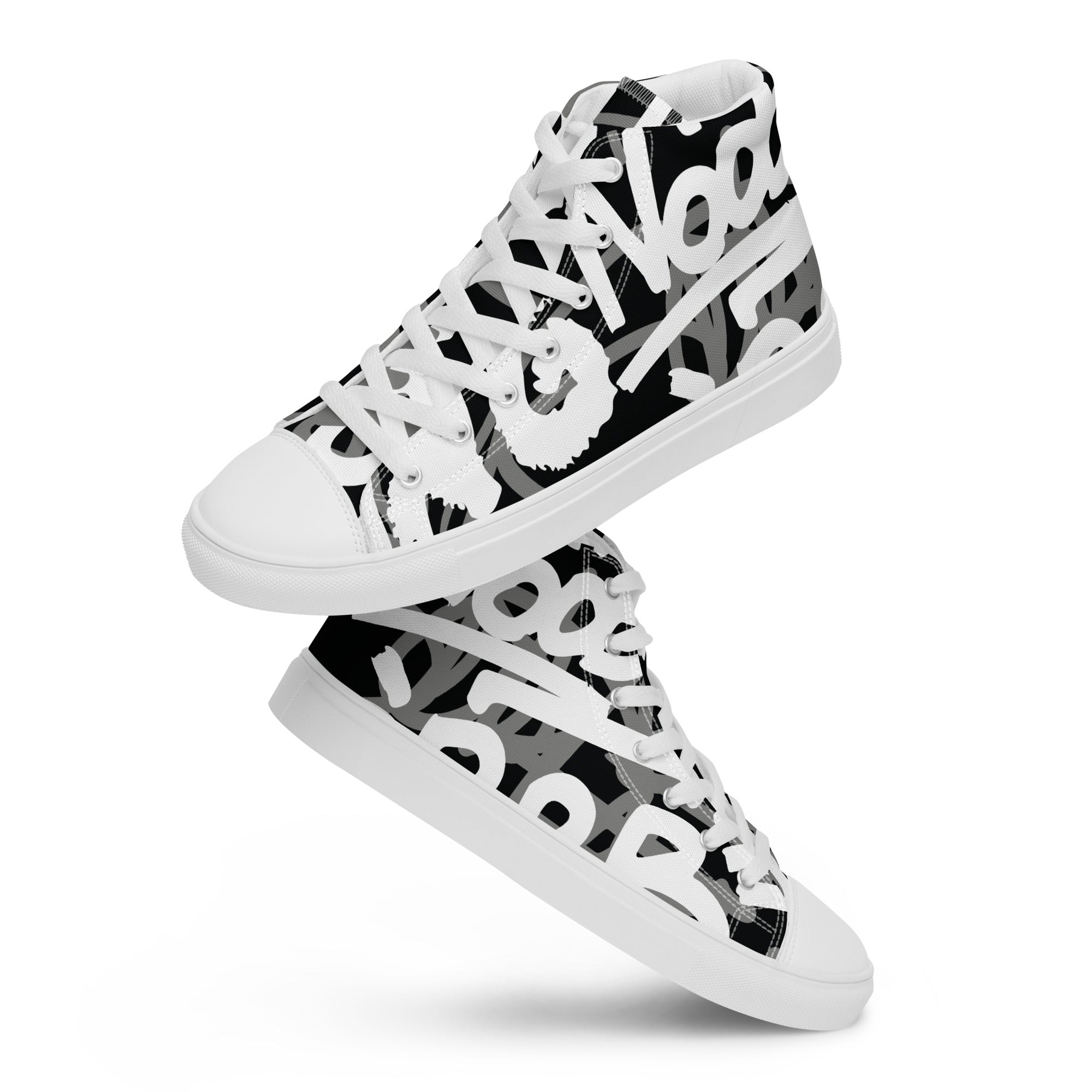 Prisimia Canvas Sneakers : Urban Graphic Lettering