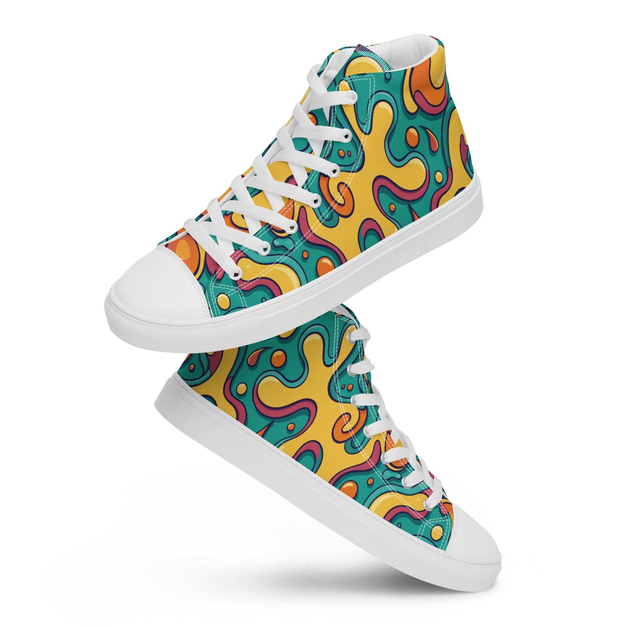Prisimia Canvas Sneakers : Bold Modern Art Statement