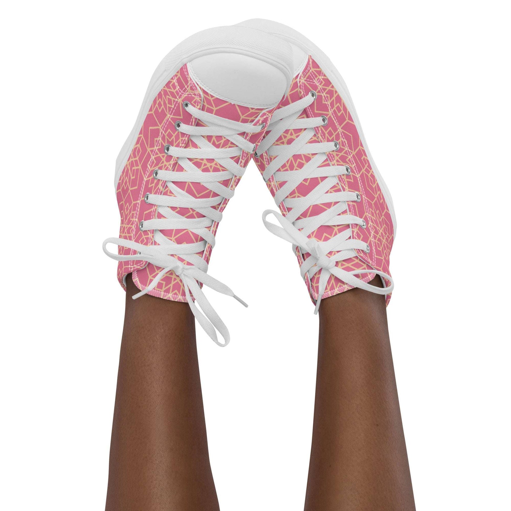 Prisimia Canvas Sneakers : Feminine Architectural Flair