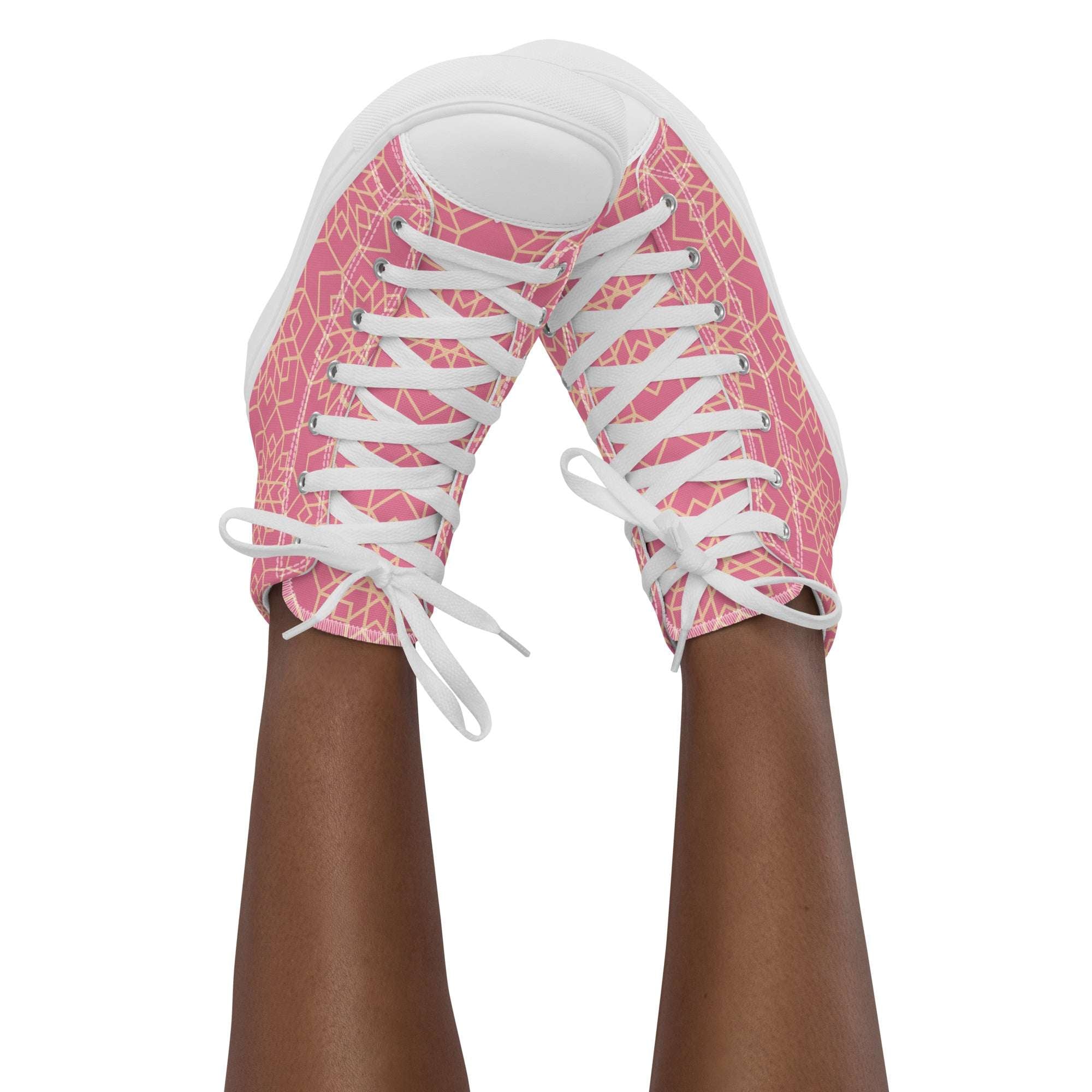 Prisimia Canvas Sneakers : Feminine Architectural Flair