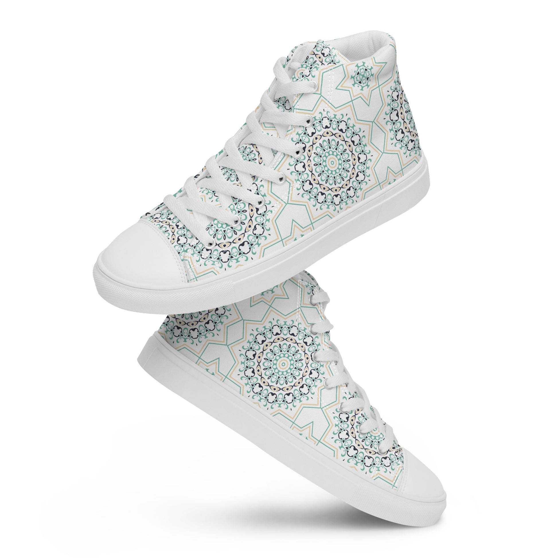 Prisimia Canvas Sneakers : Vibrant Moroccan Mosaic