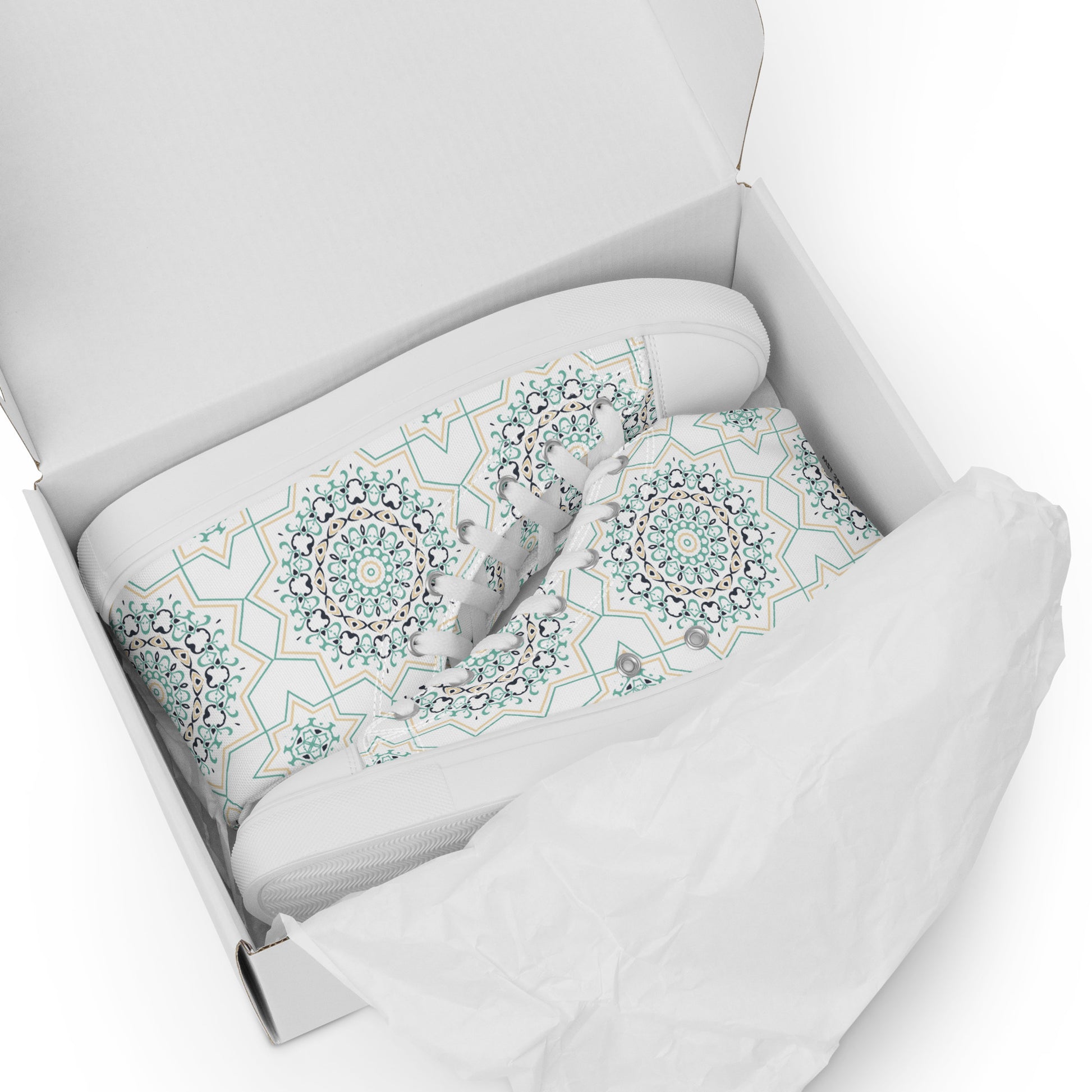 Prisimia Canvas Sneakers : Vibrant Moroccan Mosaic