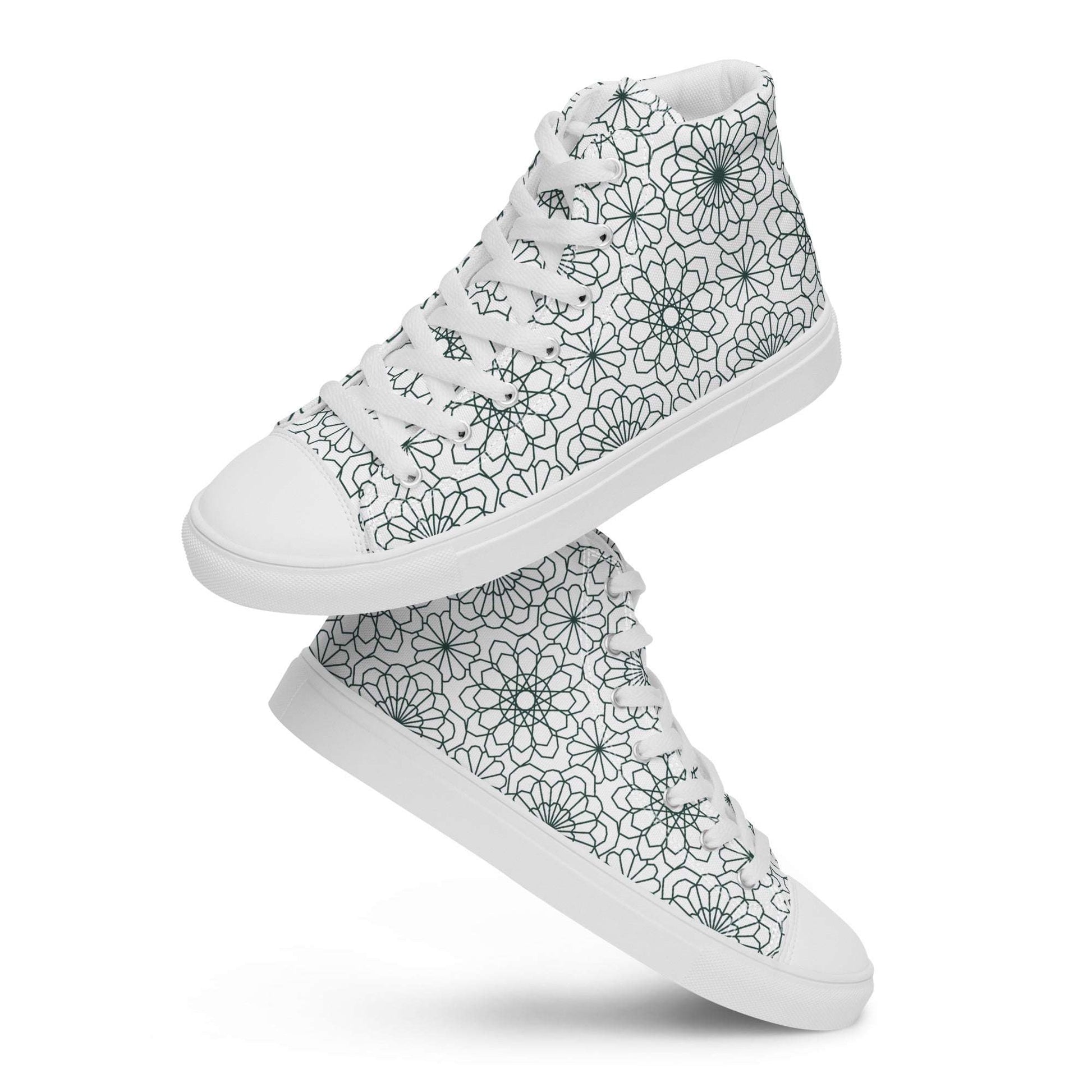 Prisimia Canvas Sneakers : Sunny Geometric Delight