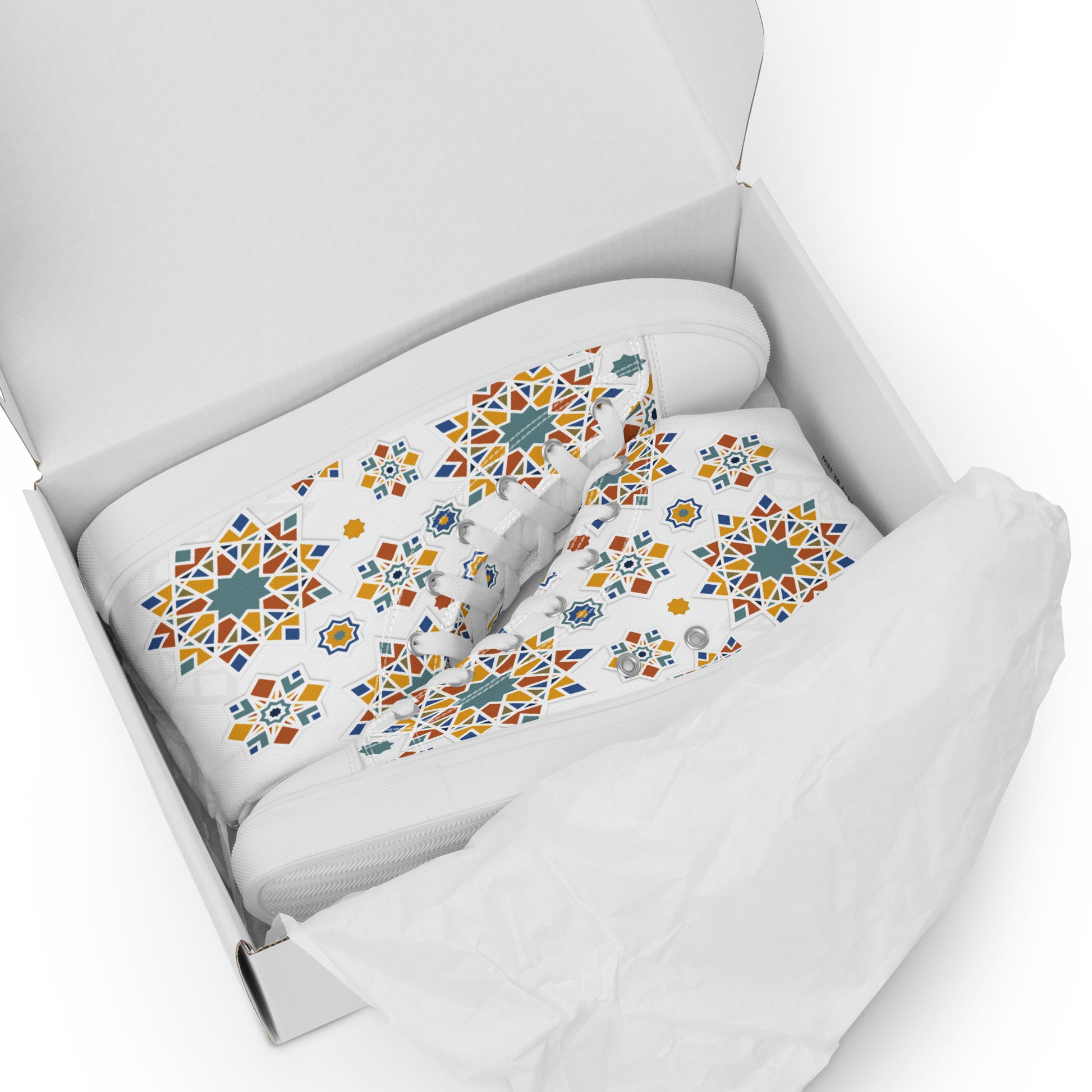 Prisimia Canvas Sneakers : Dynamic Mosaic of Colors