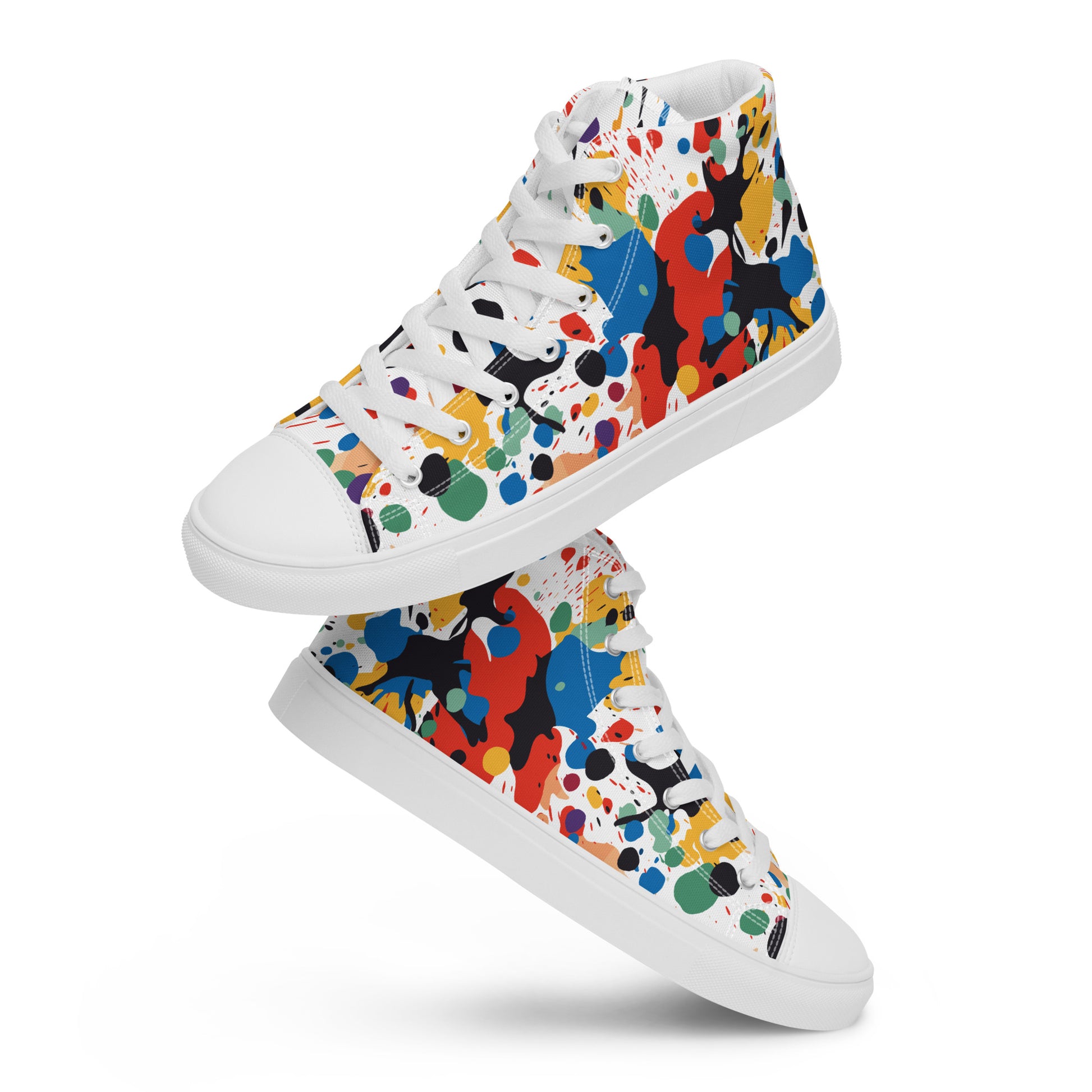 Prisimia Canvas Sneakers : Explosive Artistic Energy
