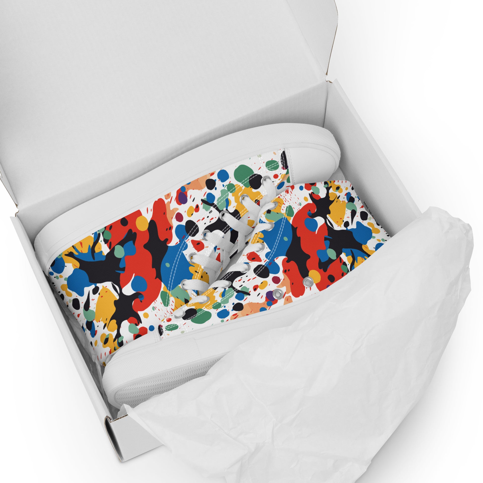 Prisimia Canvas Sneakers : Explosive Artistic Energy