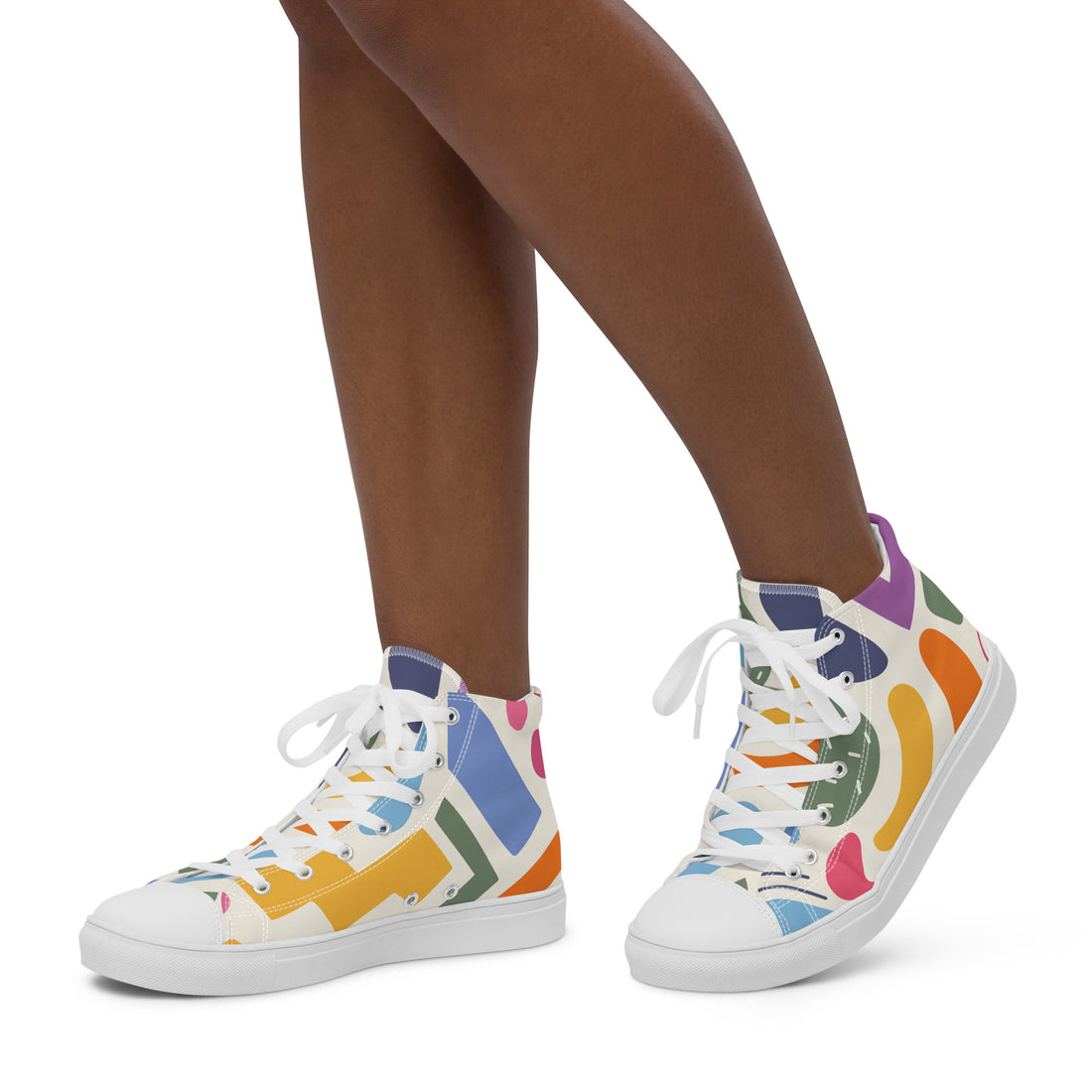 Prisimia Canvas Sneakers: Timeless Scroll Elegance