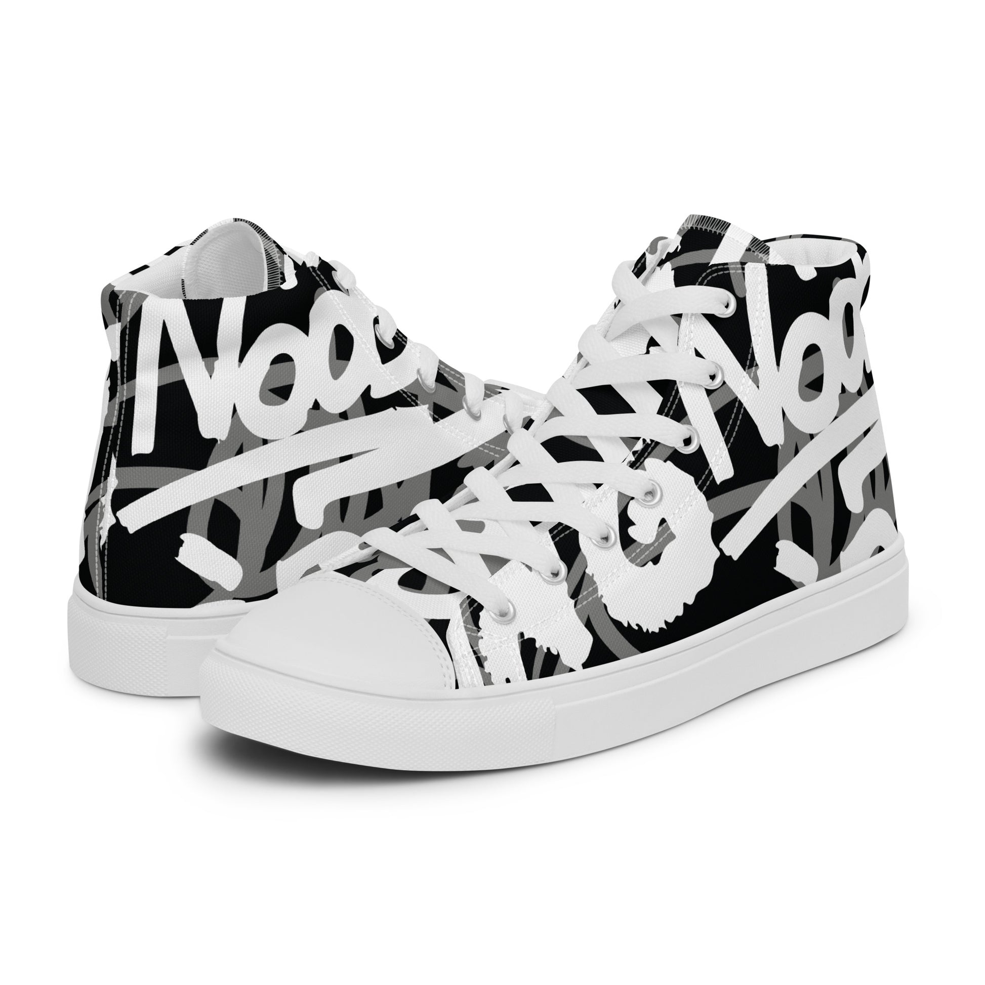 Prisimia Canvas Sneakers : Urban Graphic Lettering