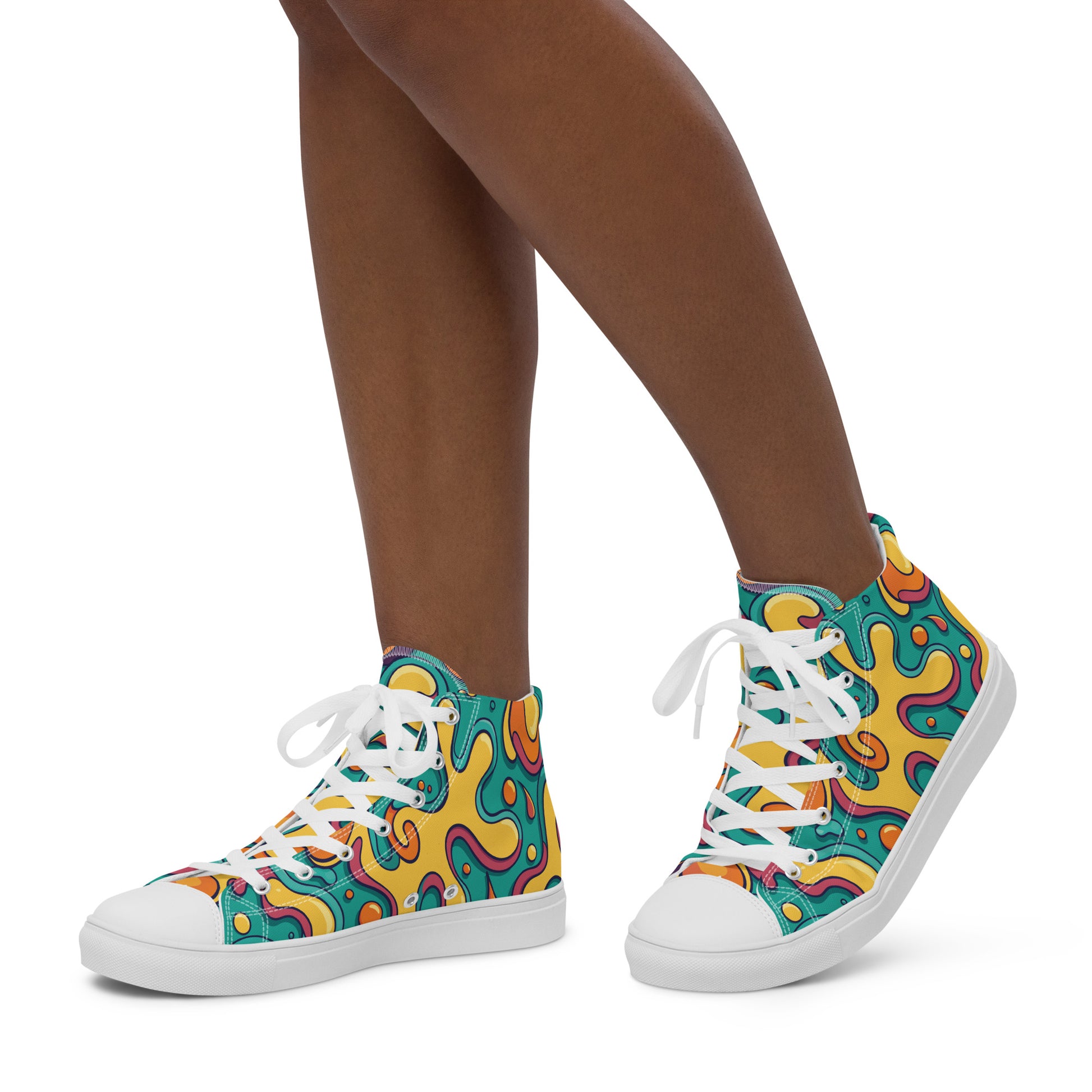 Prisimia Canvas Sneakers : Bold Modern Art Statement