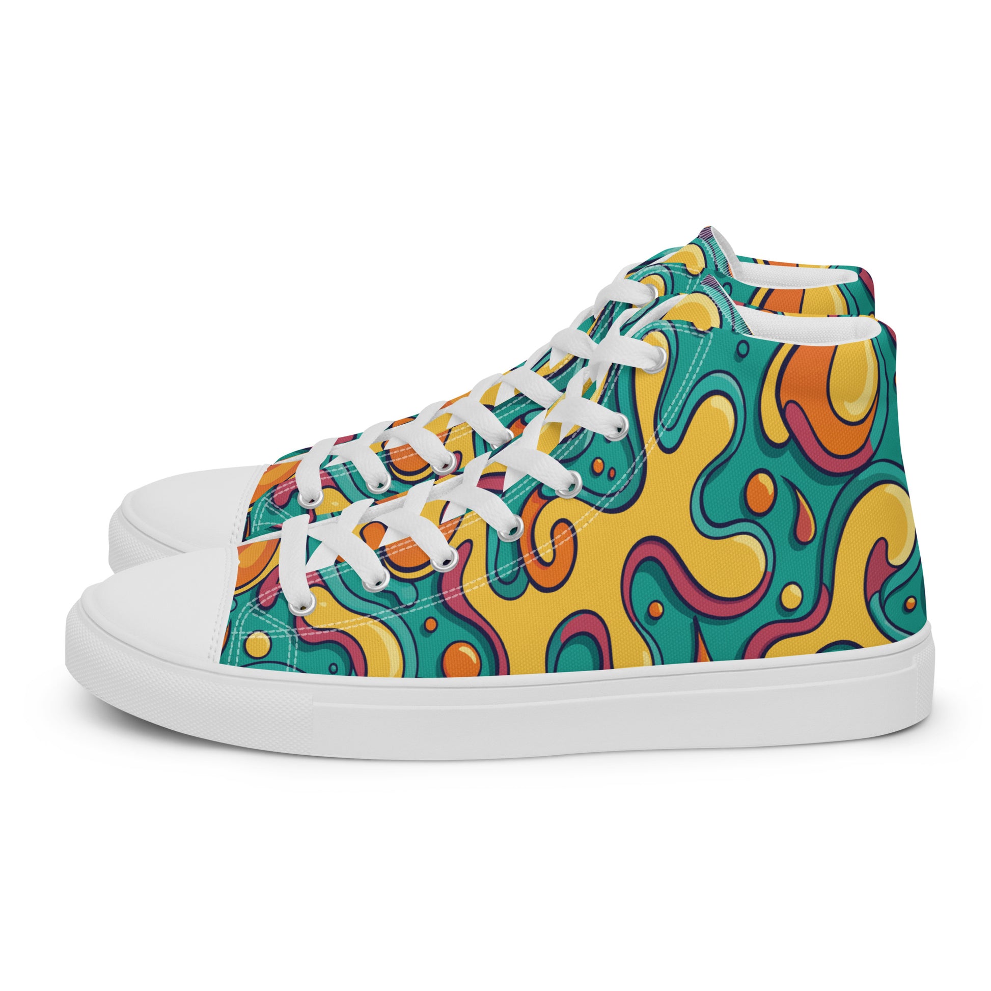 Prisimia Canvas Sneakers : Bold Modern Art Statement
