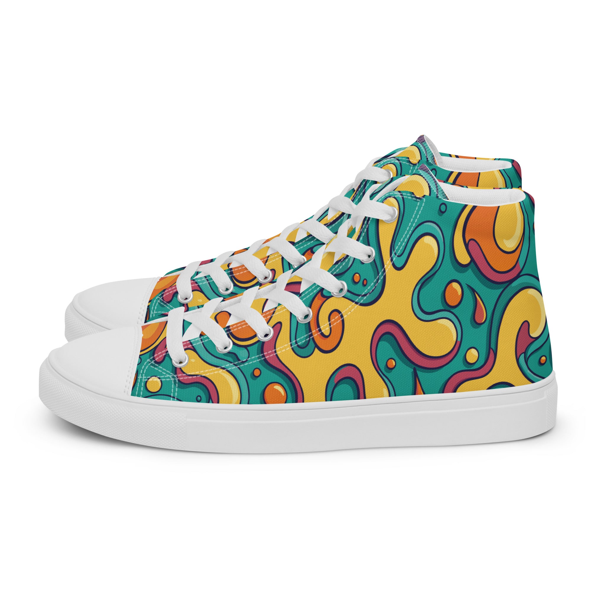 Prisimia Canvas Sneakers : Bold Modern Art Statement