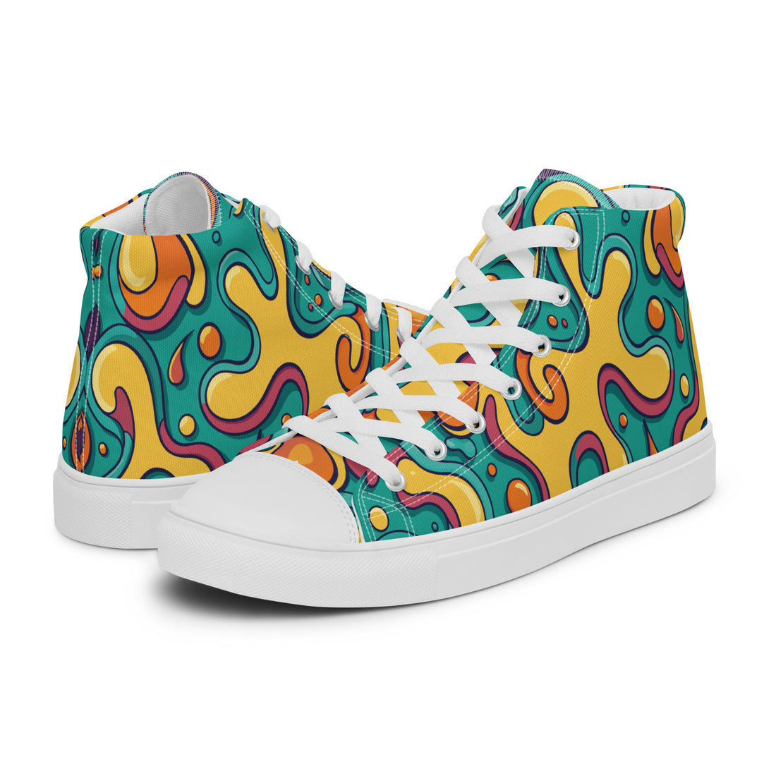 Prisimia Canvas Sneakers : Bold Modern Art Statement