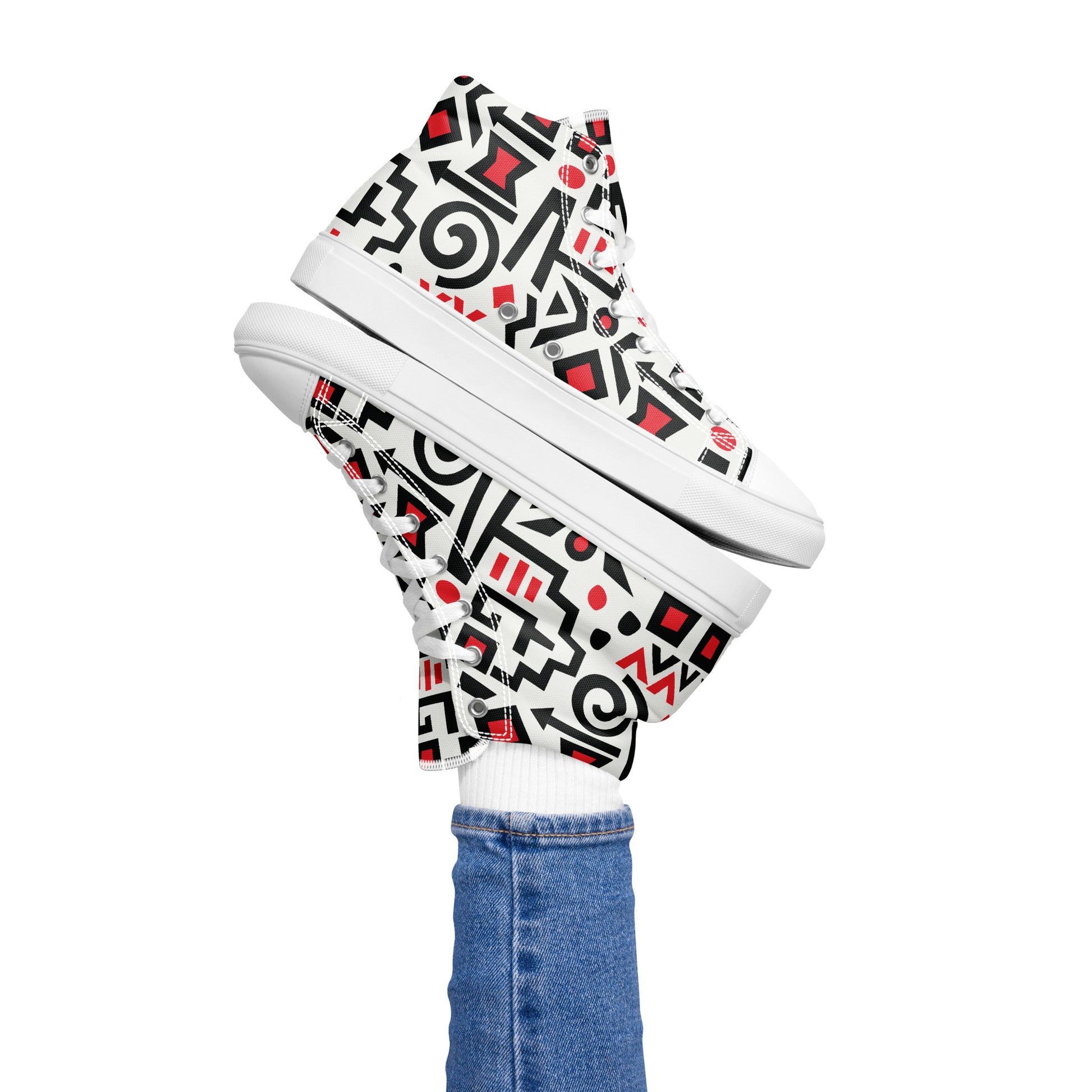Prisimia Canvas Sneakers : Graphic Two-Tone Versatility