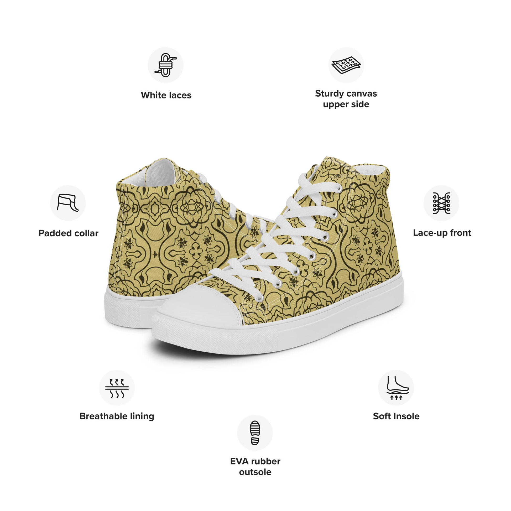 Prisimia Canvas Sneakers : Vibrant Floral Simplicity