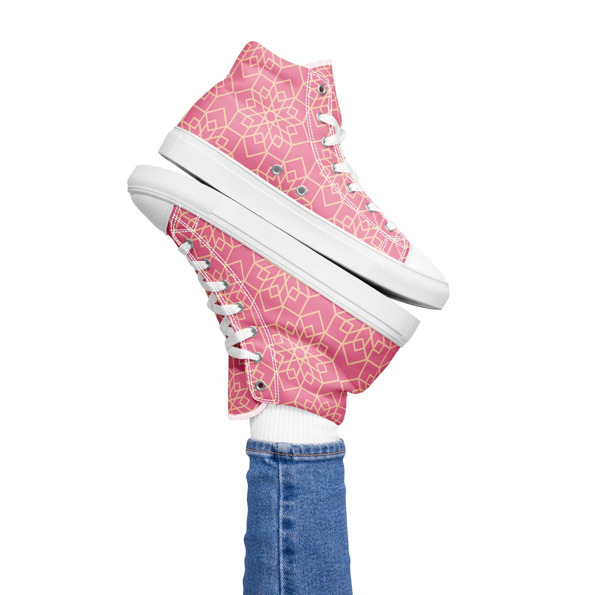 Prisimia Canvas Sneakers : Feminine Architectural Flair