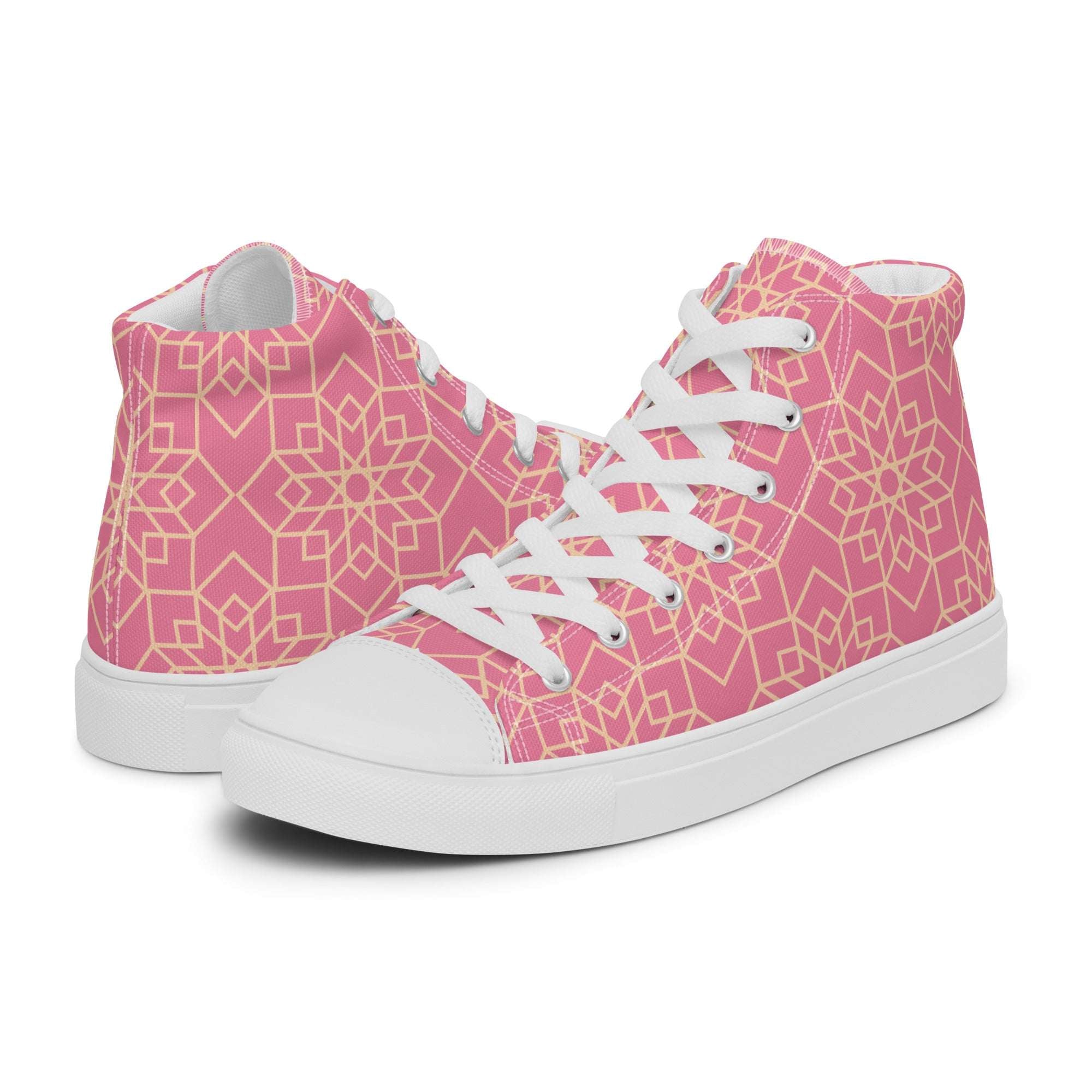 Prisimia Canvas Sneakers : Feminine Architectural Flair