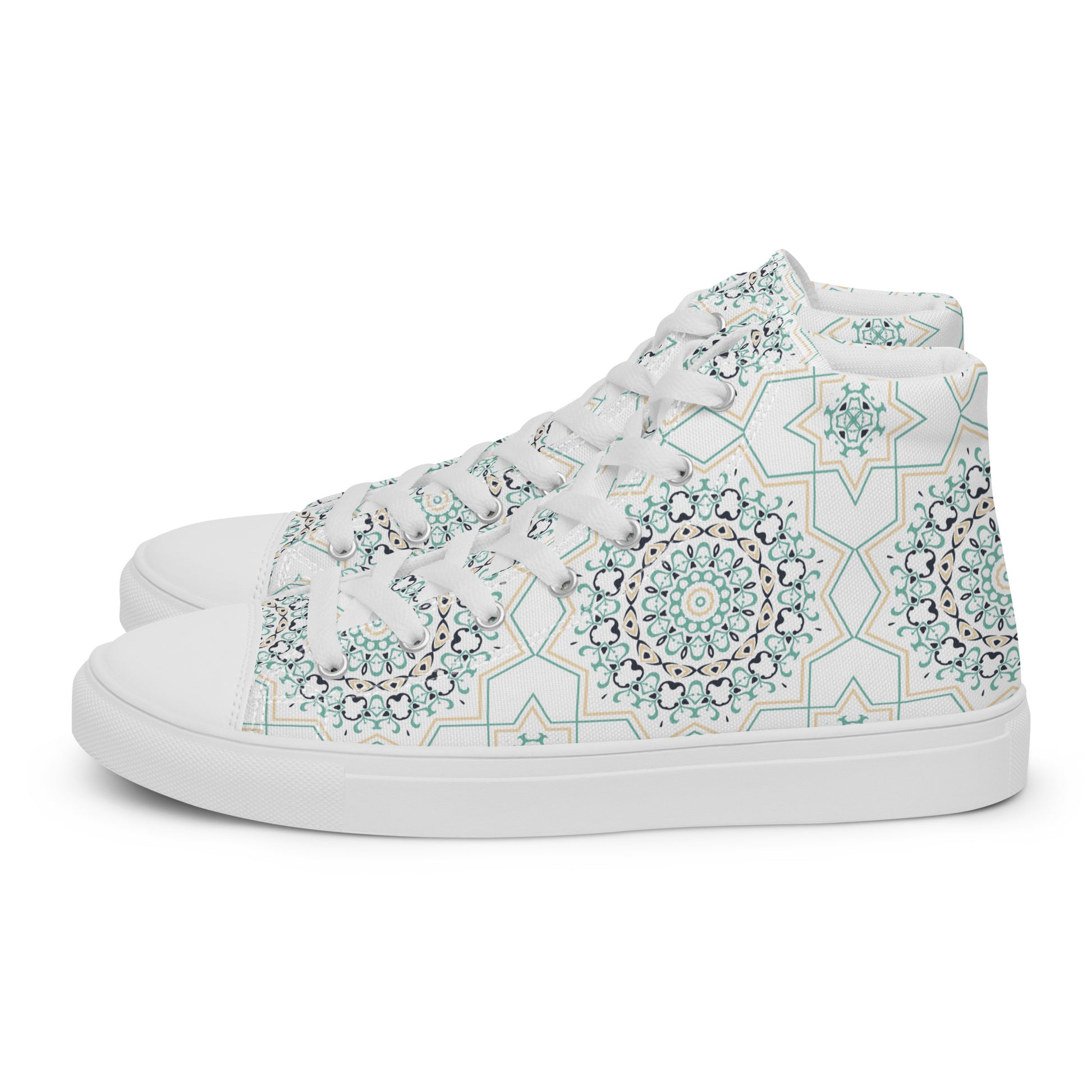 Prisimia Canvas Sneakers : Vibrant Moroccan Mosaic