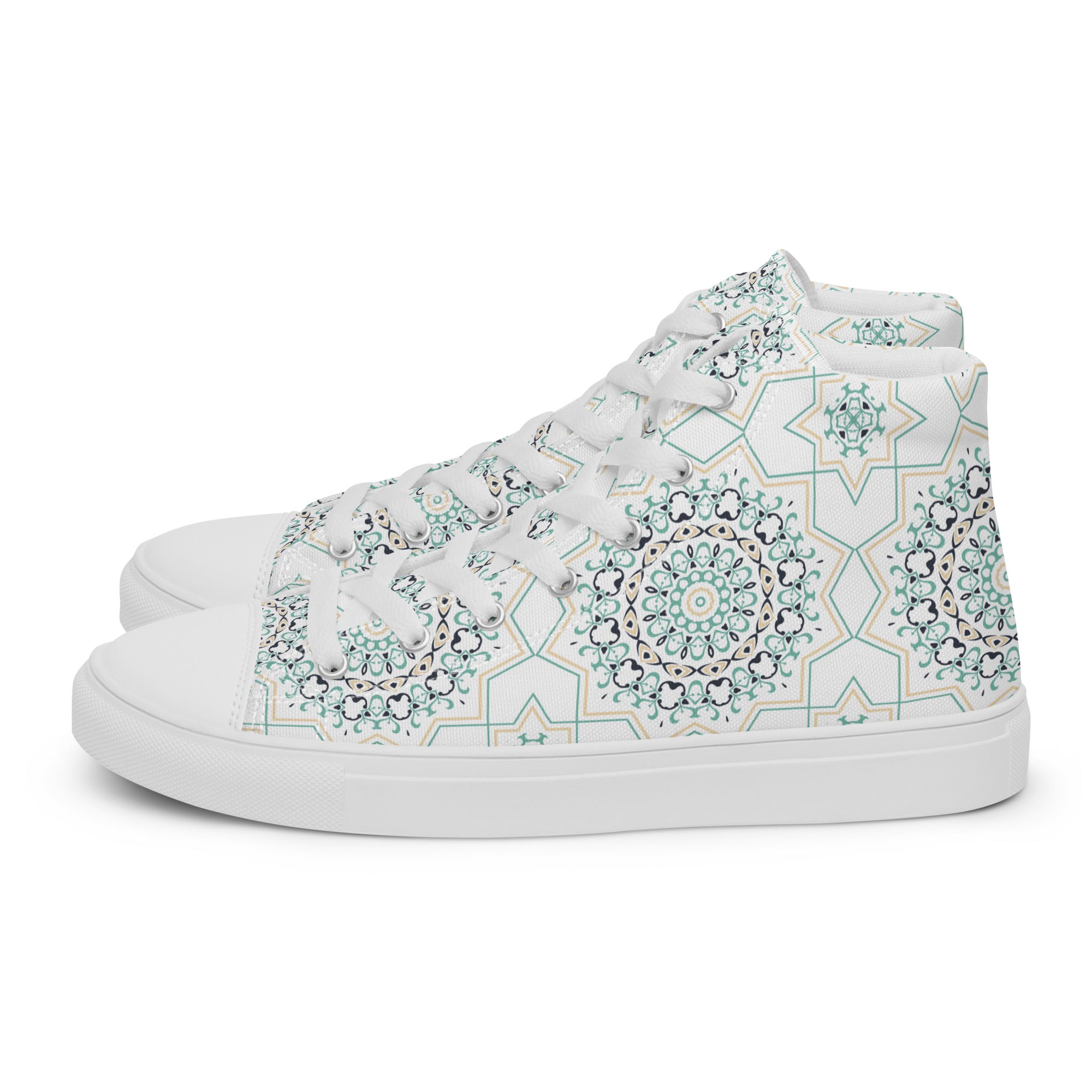 Prisimia Canvas Sneakers : Vibrant Moroccan Mosaic