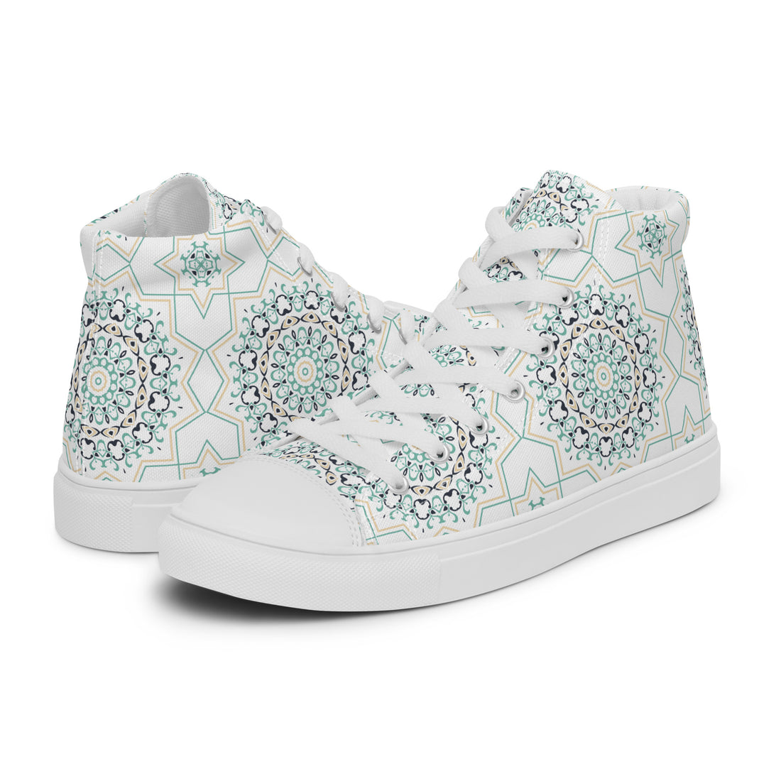 Prisimia Canvas Sneakers : Vibrant Moroccan Mosaic
