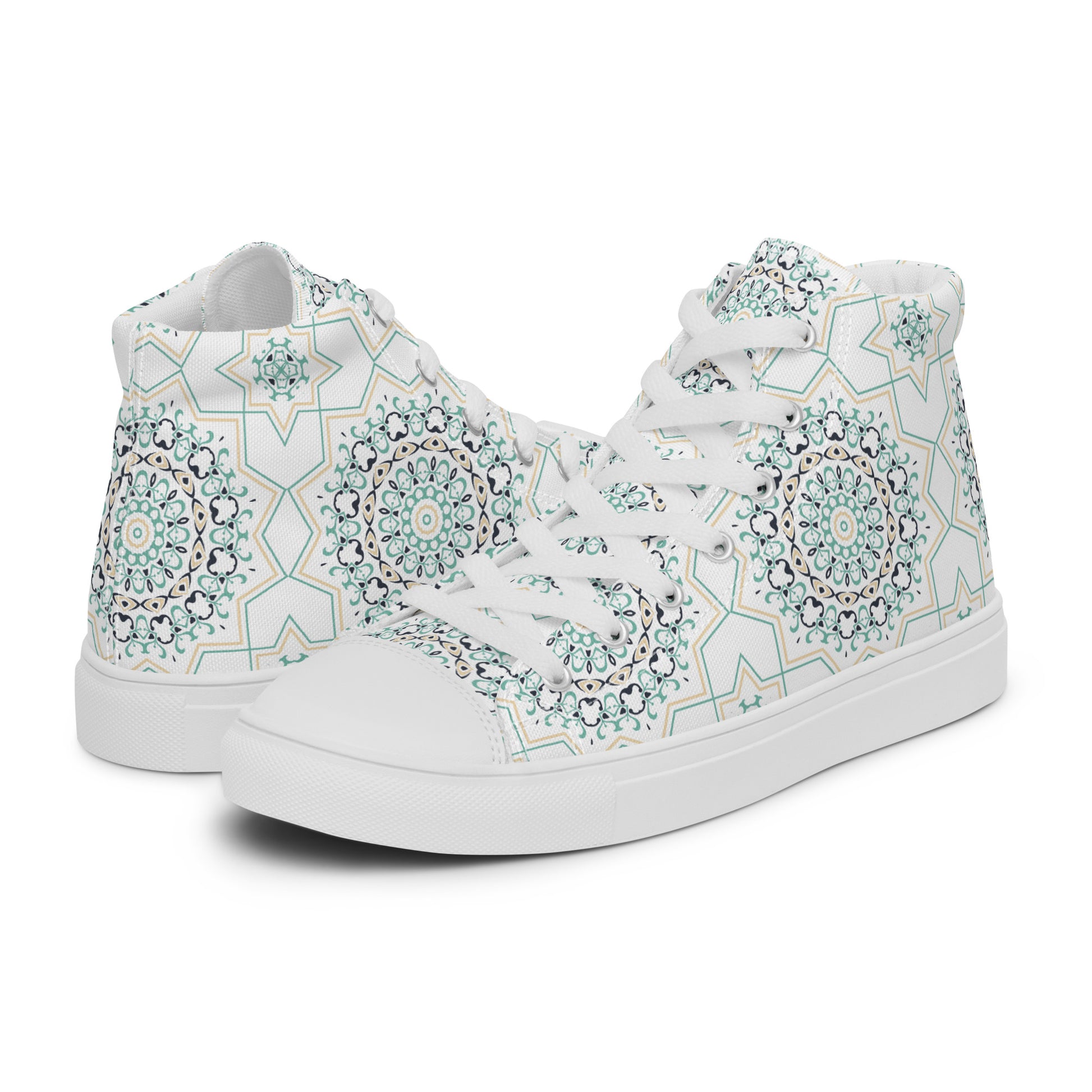 Prisimia Canvas Sneakers : Vibrant Moroccan Mosaic