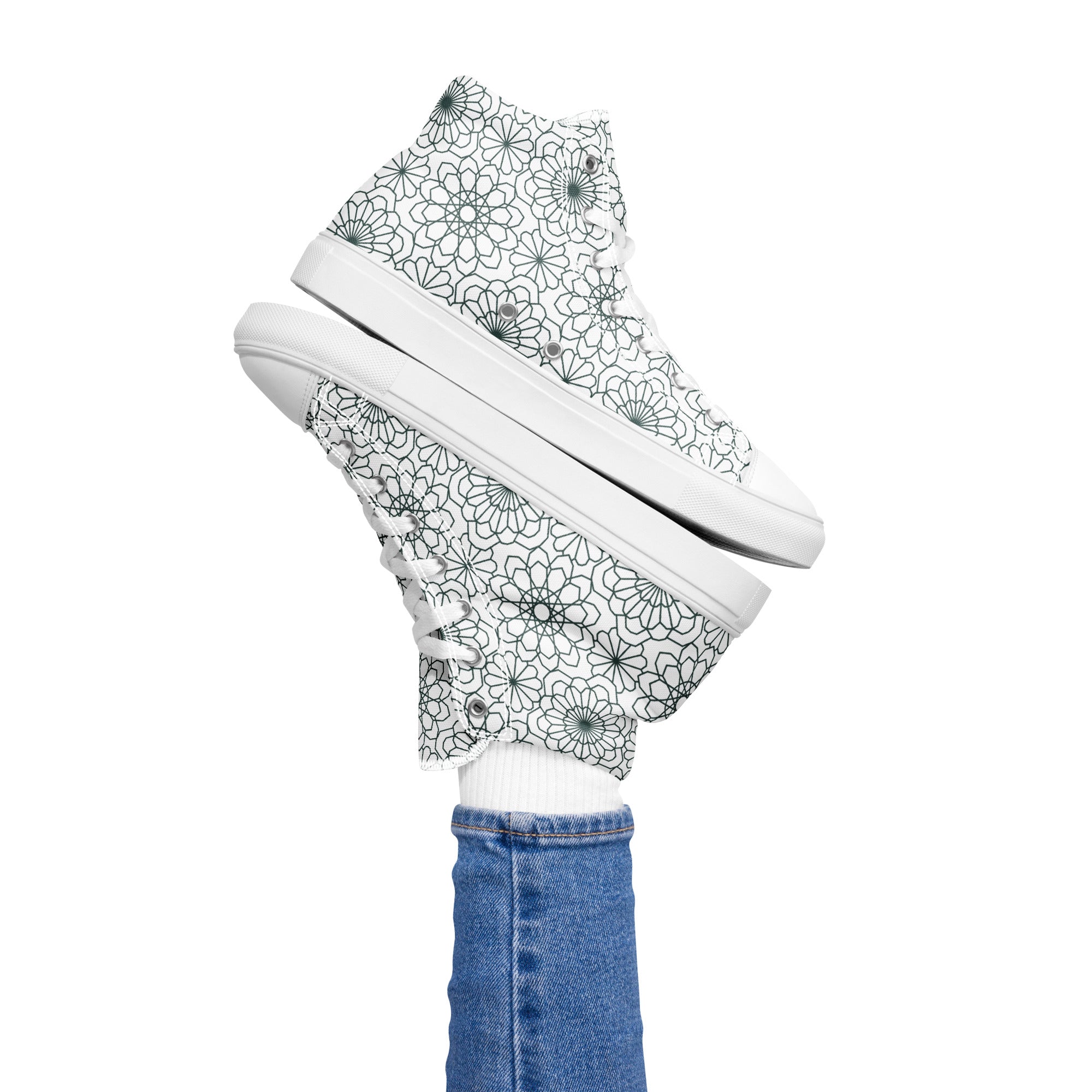 Prisimia Canvas Sneakers : Sunny Geometric Delight