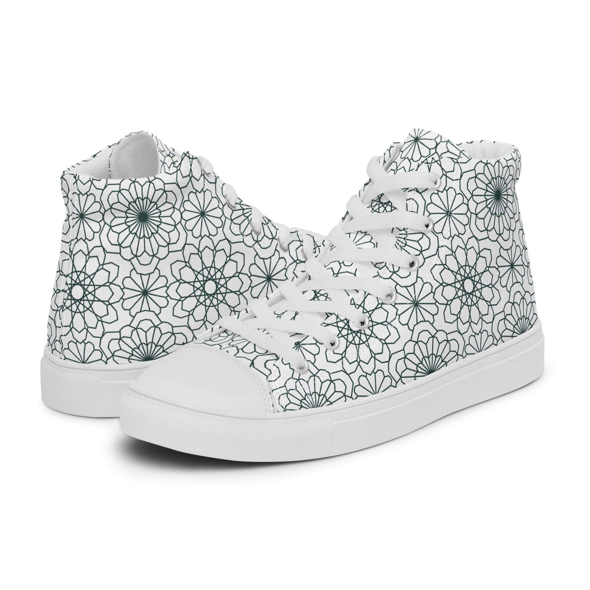 Prisimia Canvas Sneakers : Sunny Geometric Delight