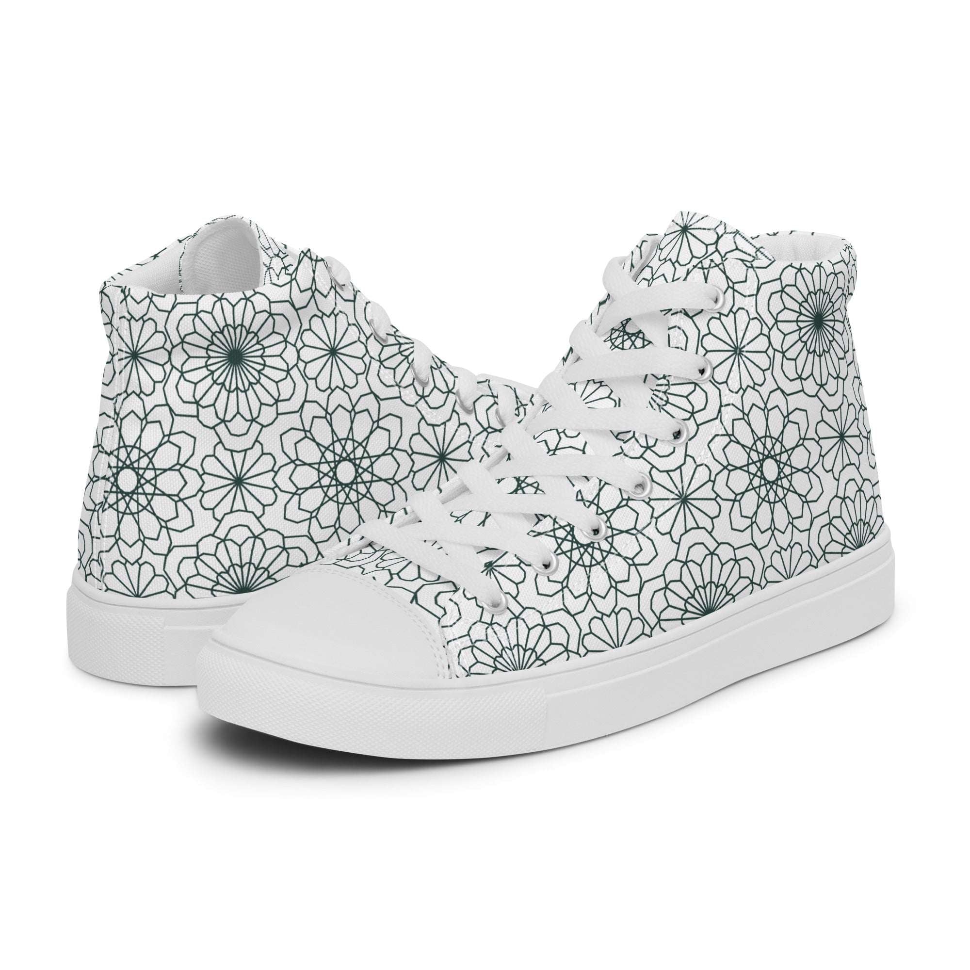 Prisimia Canvas Sneakers : Sunny Geometric Delight